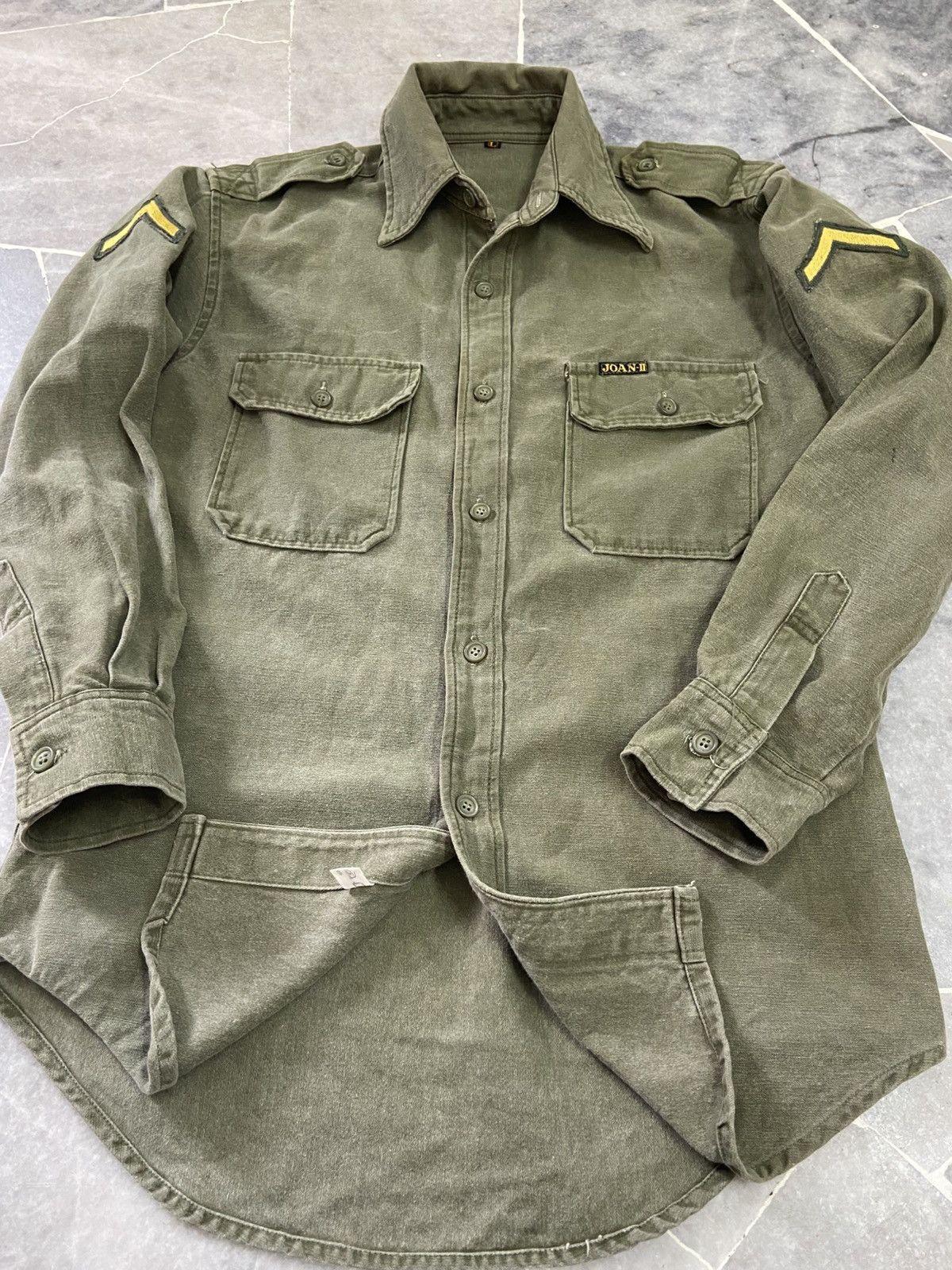Vintage Joan USMC Military Shirt