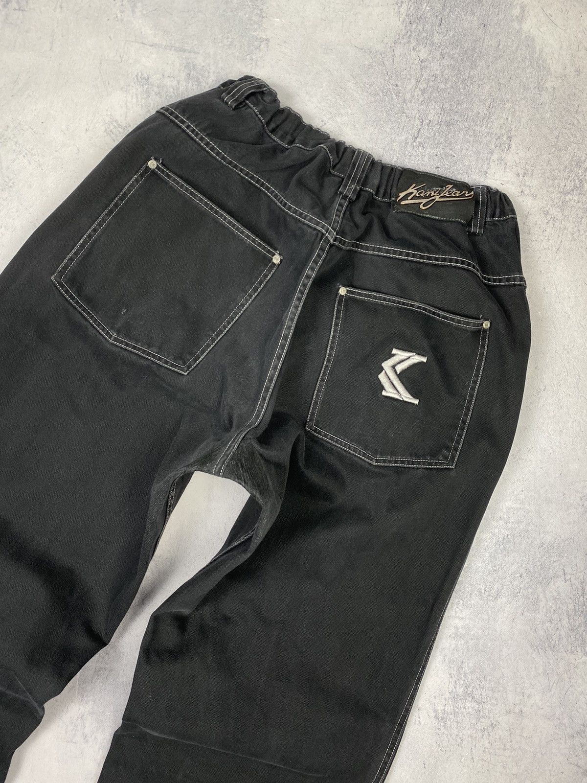 Karl Kani × Vintage Karl Kani Jeans Baggy Denim Vintage Y2K Style Hip Hop SK8 Size US 36 / EU 52 - 2 Thumbnail