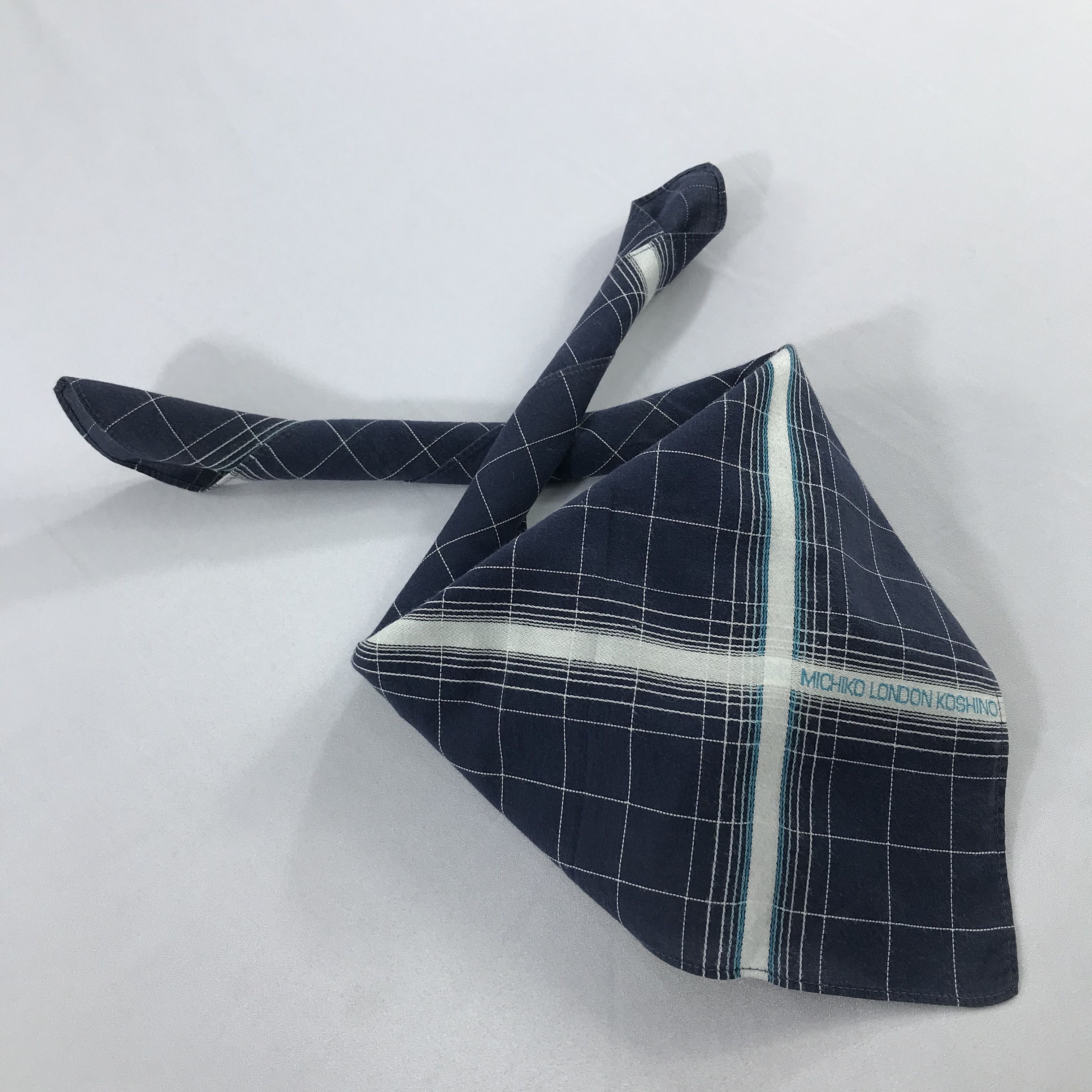 Michiko Koshino London × Vintage Michiko London Bandana / Handkerchief / Neckerchief - S2155 Size ONE SIZE - 4 Thumbnail