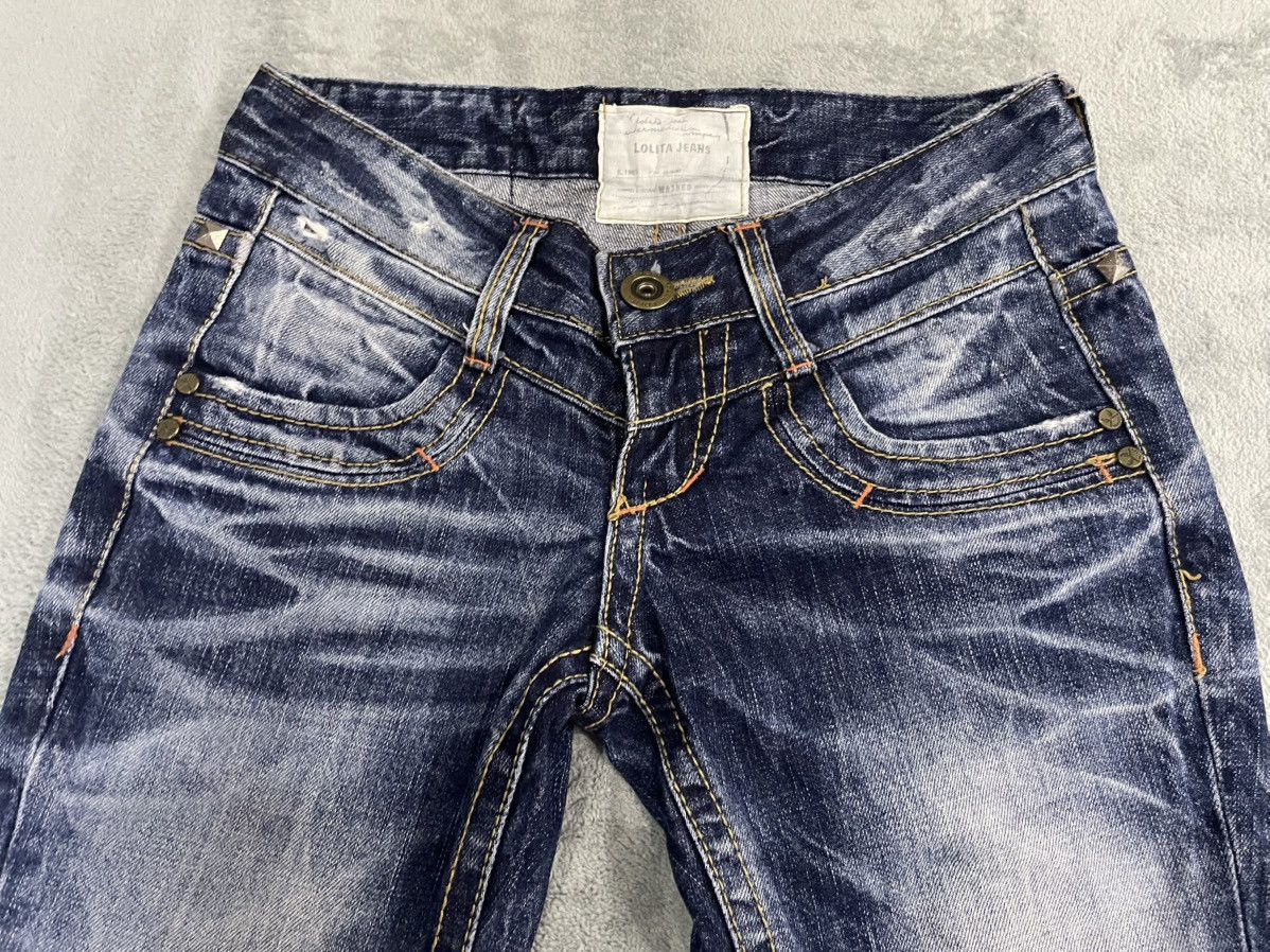 Le Grande Bleu (L.G.B.) Lolita Club By Concert Club Bootcut Denim Jeans Size US 28 / EU 44 - 10 Thumbnail