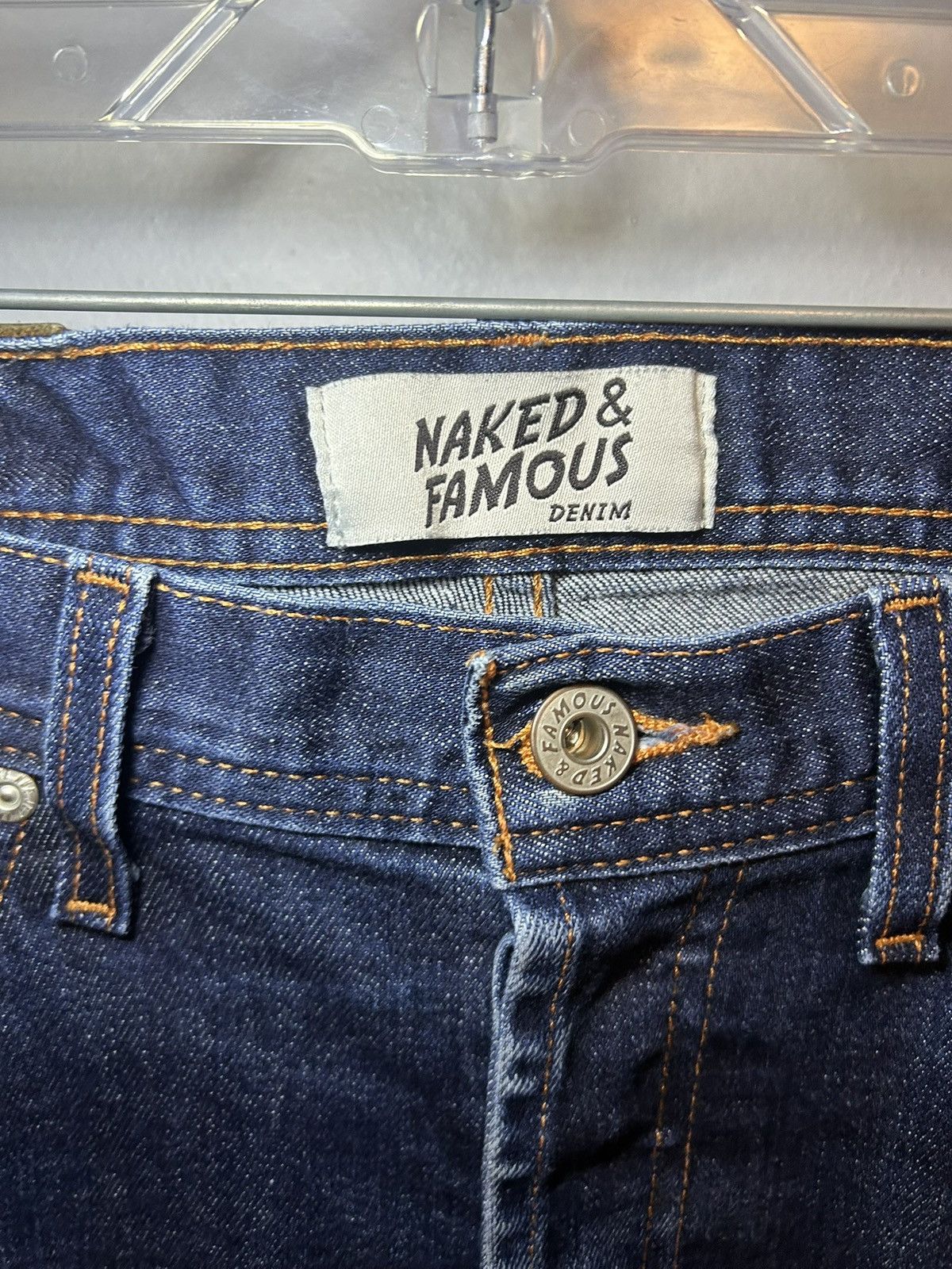 Naked & Famous Naked & Famous 11oz Indigo Selvedge Denim slim jeans Size US 31 - 3 Thumbnail