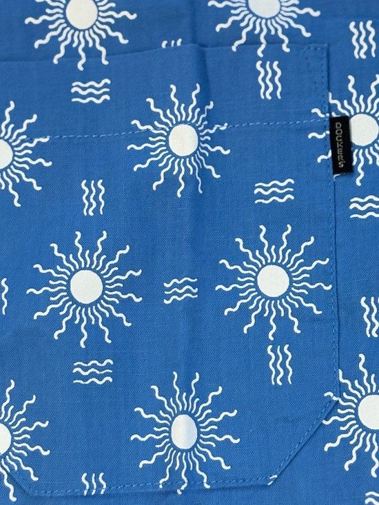 Dockers NWT Dockers Blue Sun and Wave Print Short Sleeve Button Down Size US M / EU 48-50 / 2 - 3 Thumbnail