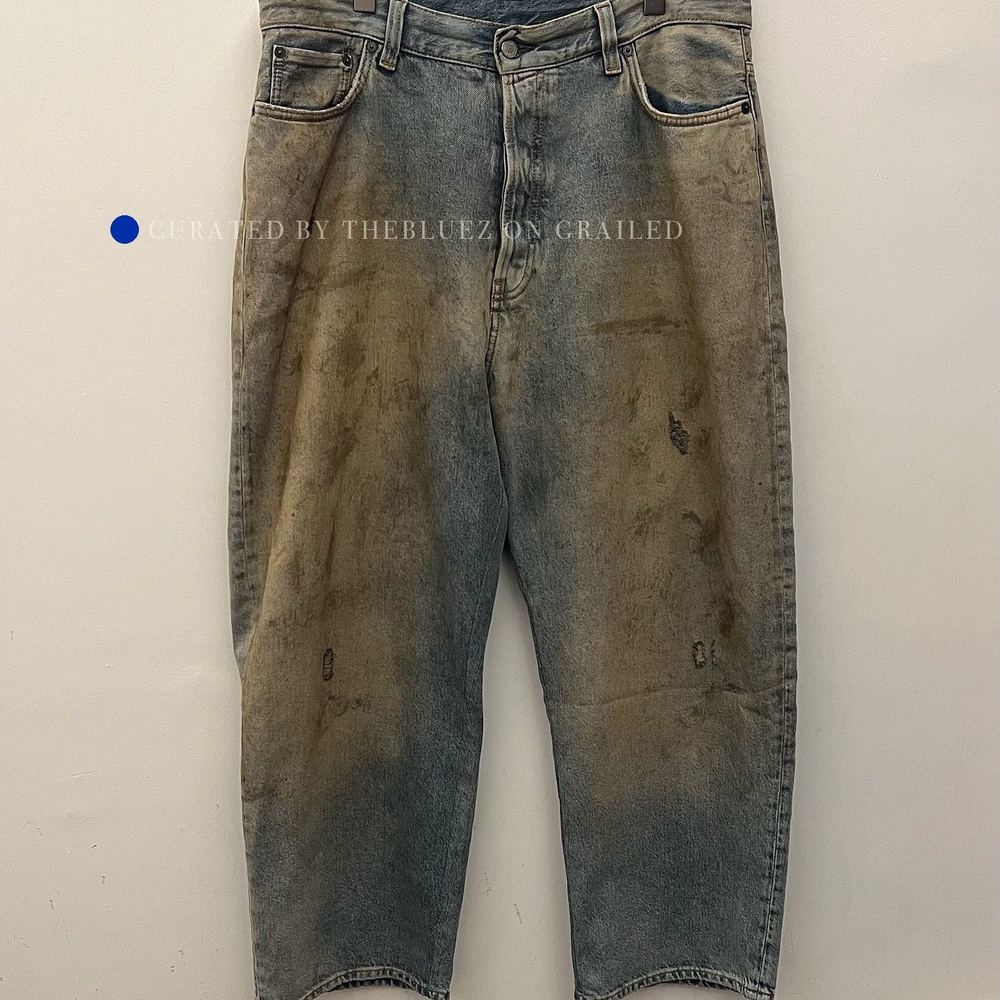 Acne Studios Acne Studios Dirty Wash Denim Jeans Size US 30 / EU 46 - 1 Thumbnail