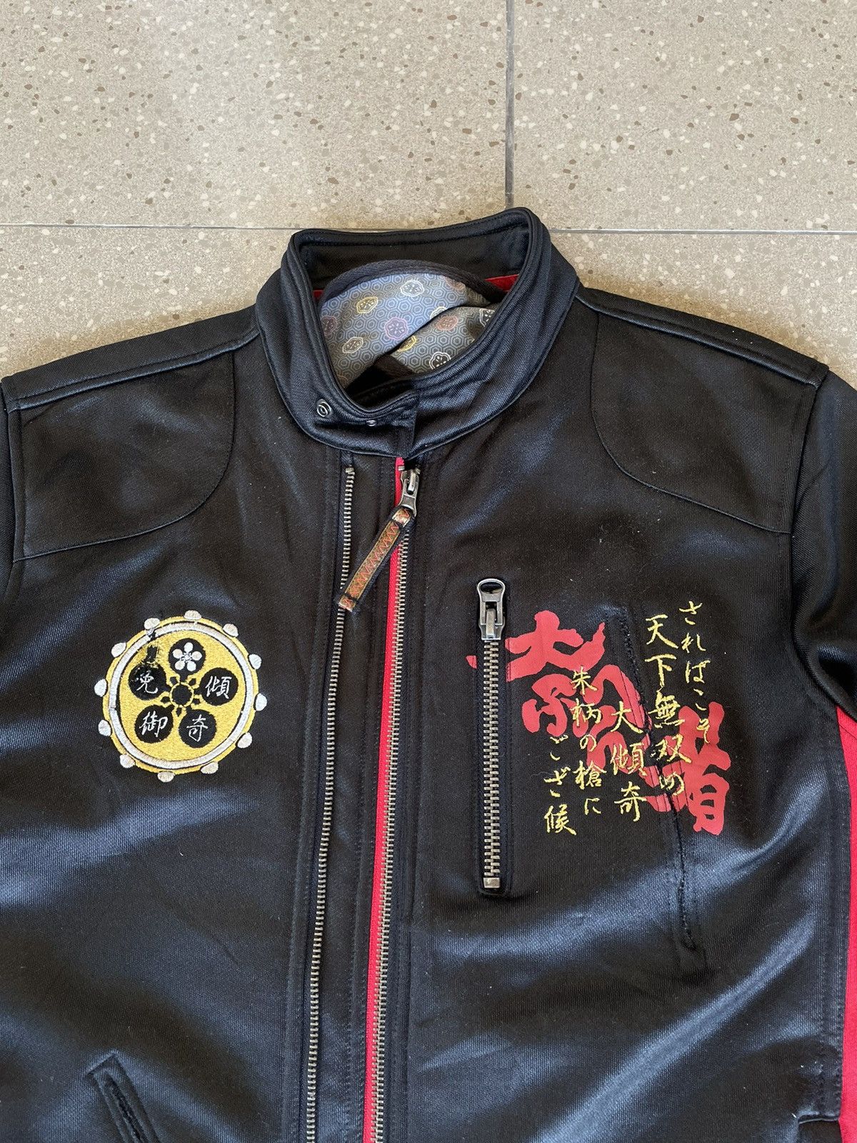 Japanese Brand Vintage Yukimura Sanada Skull Spear Embroidery Jacket Size US L / EU 52-54 / 3 - 3 Thumbnail