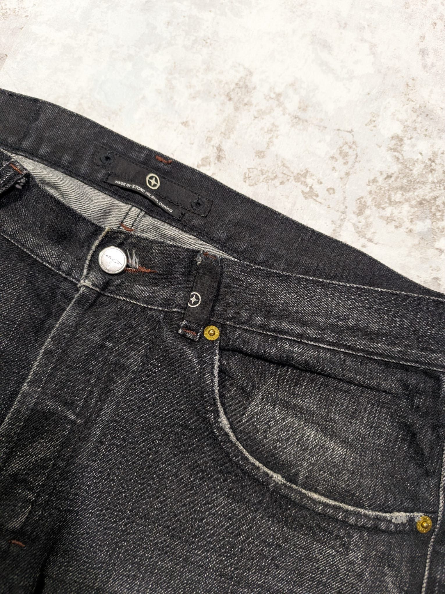 Stone Island × Vintage stone island aw 2006 cutoff denim shorts jorts archive Size US 36 / EU 52 - 13 Thumbnail