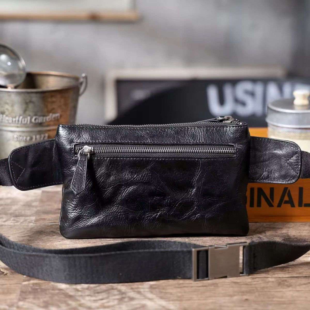 Leather Genuine Leather Shoulder Bag Size ONE SIZE - 3 Thumbnail