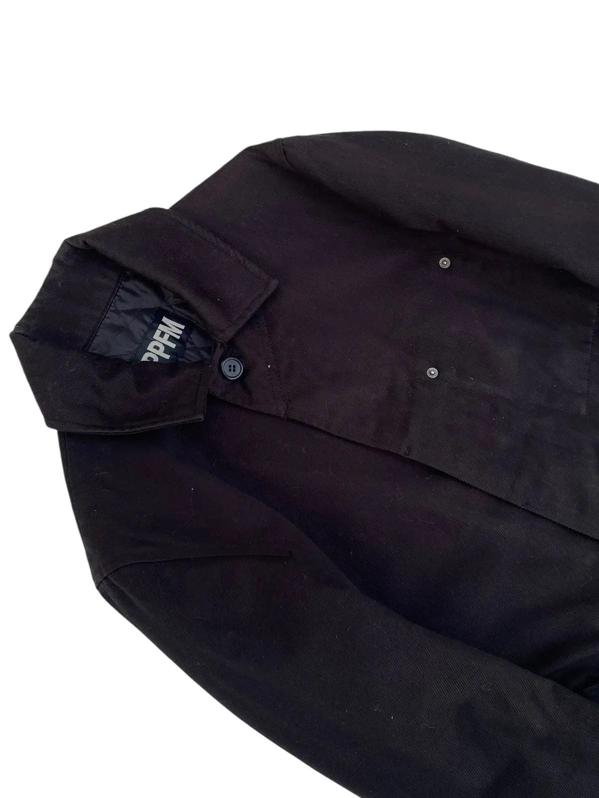 PPFM PPFM Black Men Jacket Button Up Size US M / EU 48-50 / 2 - 7 Thumbnail