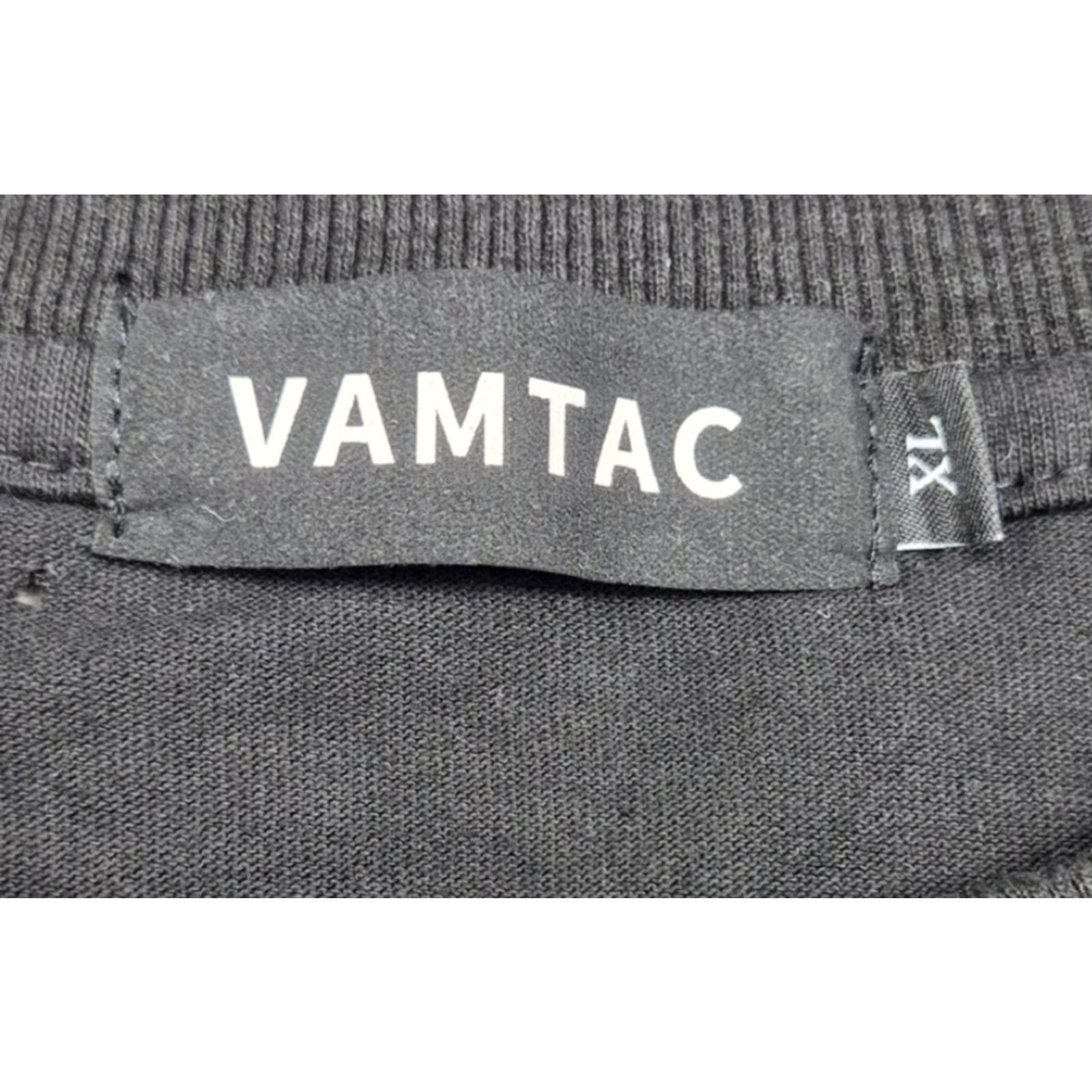 Vintage VAMTAC Shirt Mens 2XL Black - Graphic Tee Streetwear Shirt Mens 2XL Black VAMTAC Size US XXL / EU 58 / 5 - 7 Thumbnail