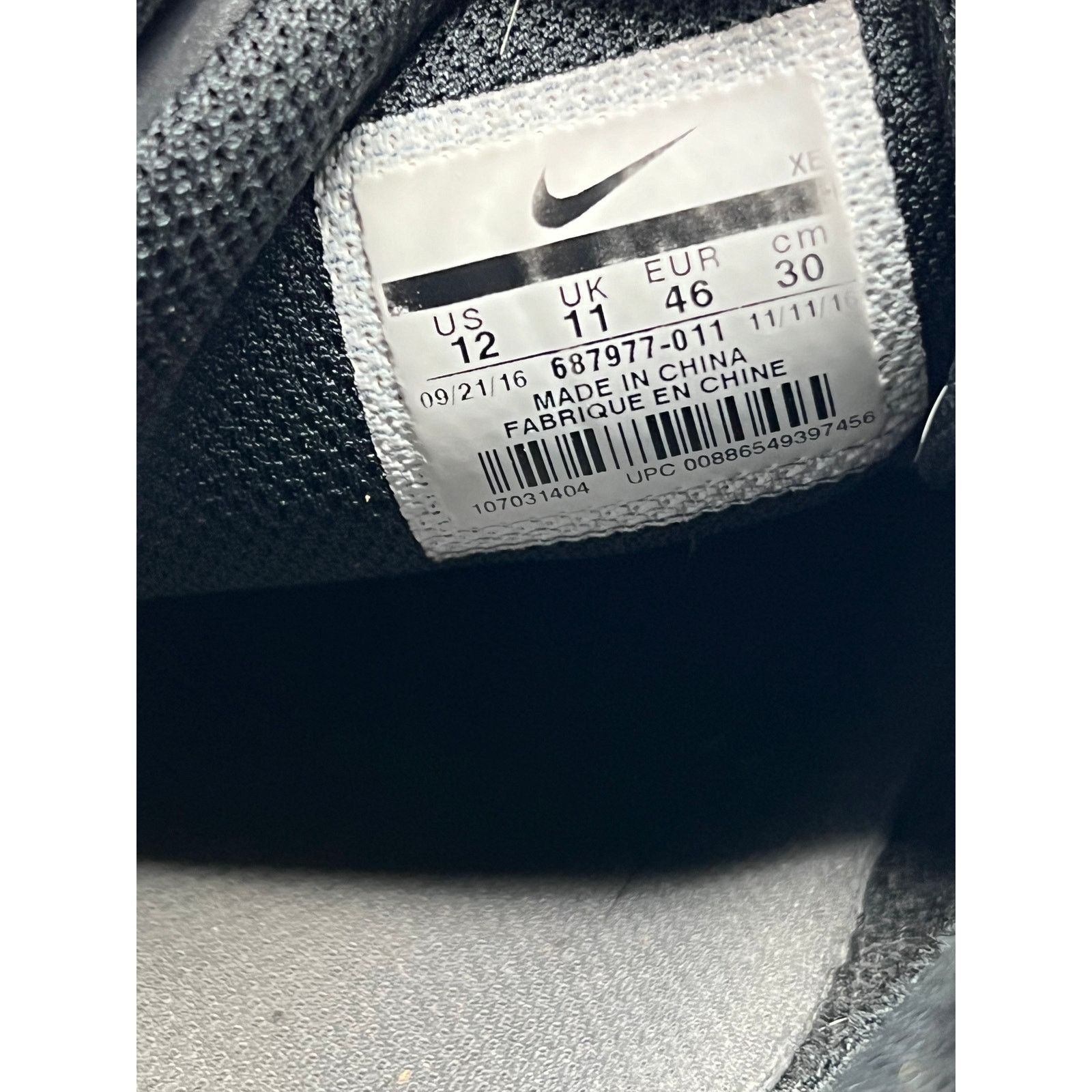 Nike Nike Air Max LTD 3 Black White Mens 12 Size US 12 / EU 45 - 7 Thumbnail
