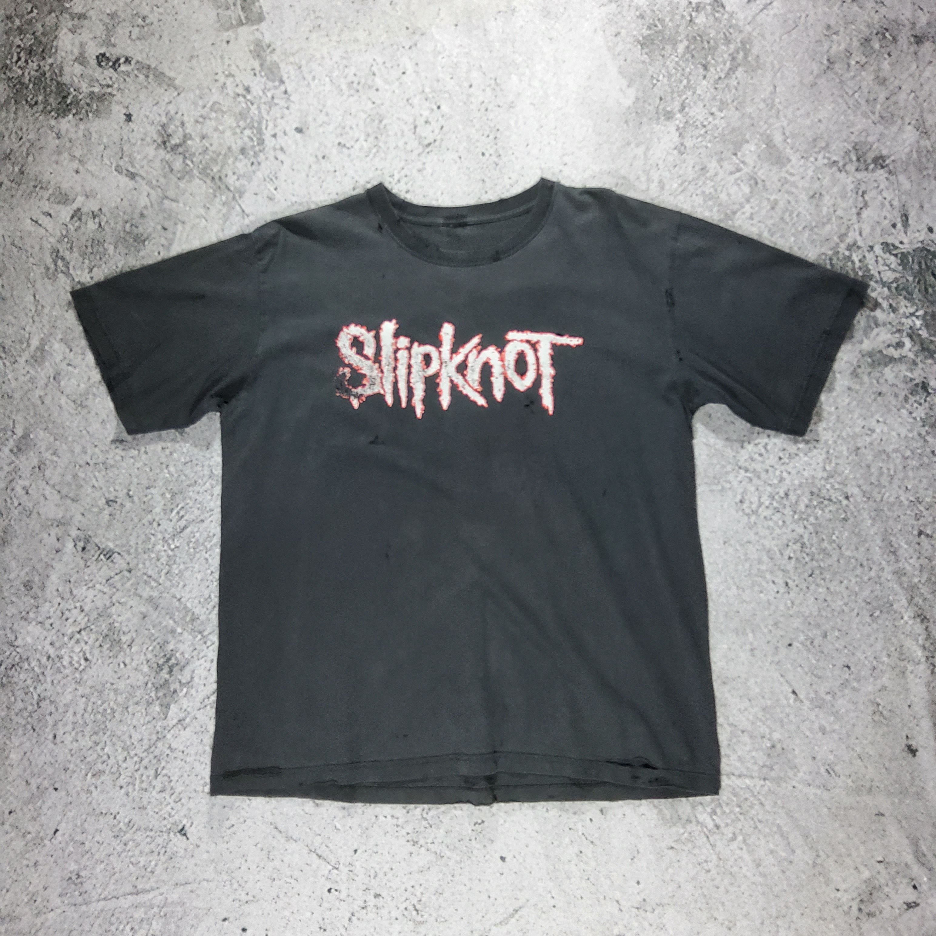 image of Band Tees Vintage Slipknot People = Sht Tee in Black Red, Men's (Size XL)