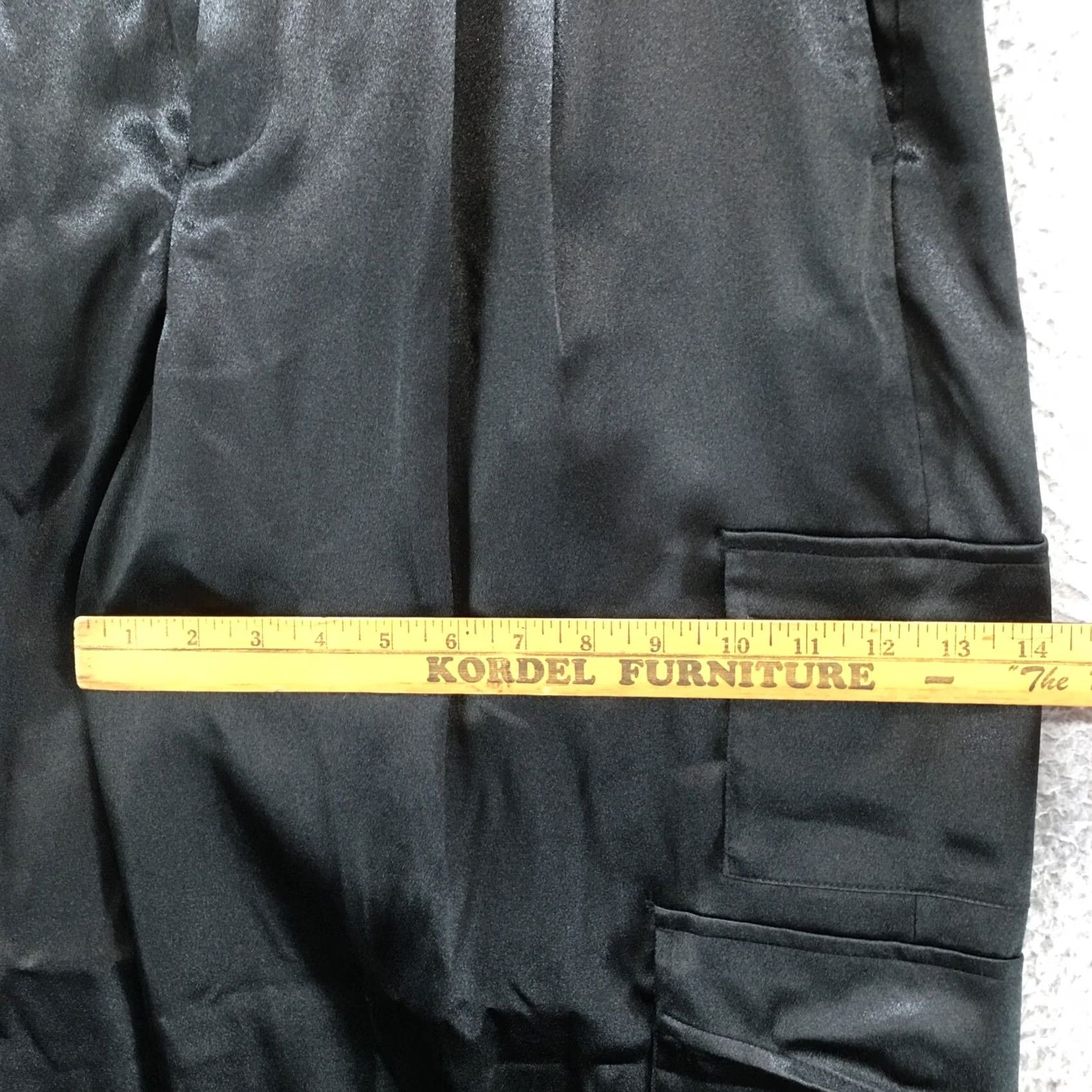 Vintage A New Day Cargo Pants Womens 12 Black High Rise Zip Fly NEW Pants Women 12 Wide Leg? Size 34" / US 12 / IT 48 - 6 Thumbnail
