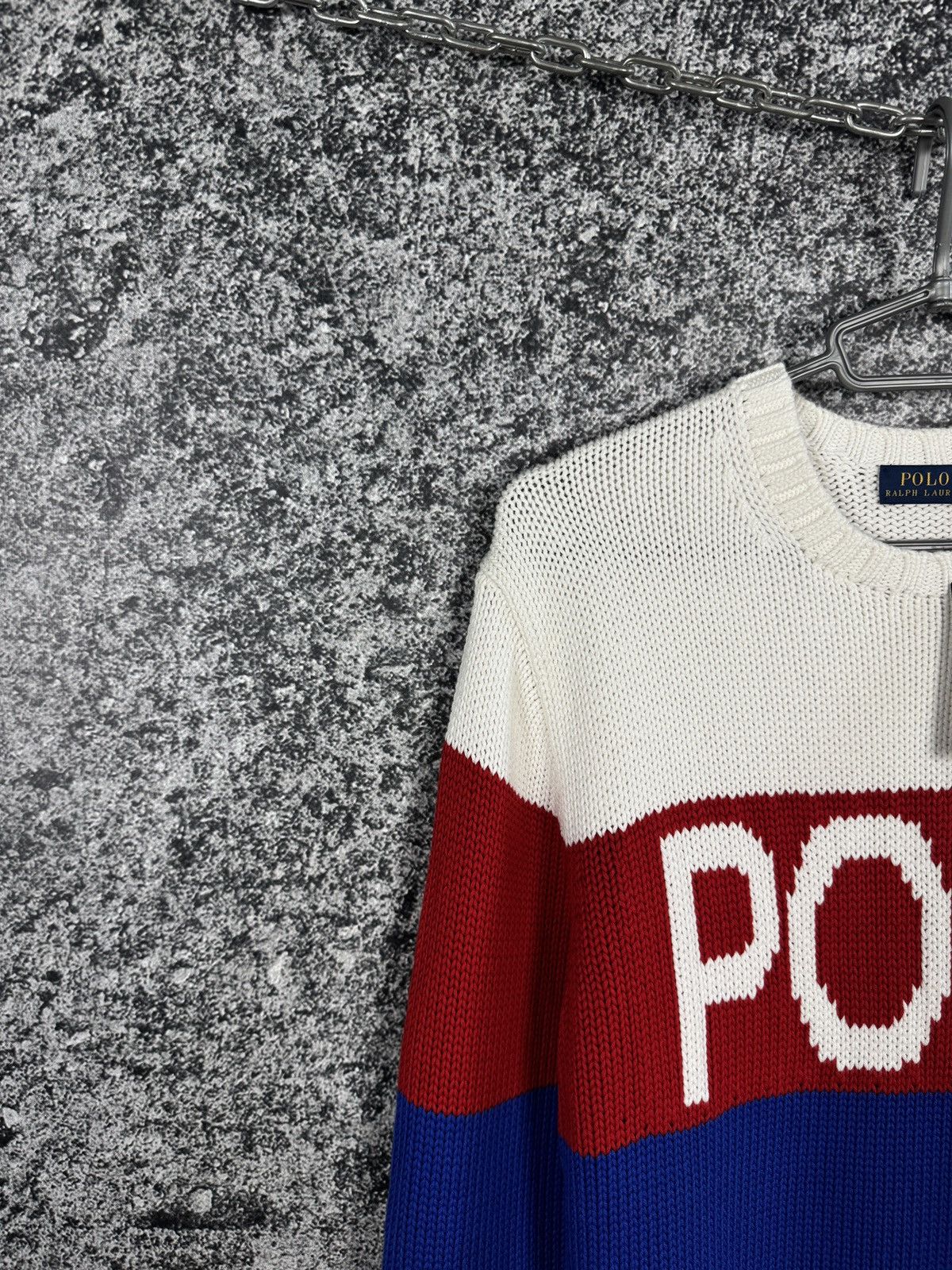 Polo Ralph Lauren Men’s Polo Ralph Lauren Knit Crew Sweater Big Logo Size M Size US M / EU 48-50 / 2 - 3 Thumbnail