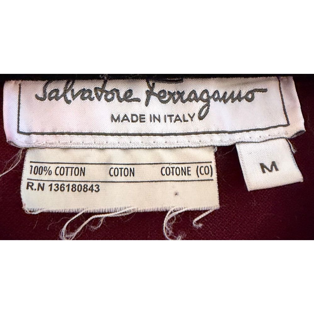 Salvatore Ferragamo Salvatore Ferragamo Red Polo T-Shirt Size US M / EU 48-50 / 2 - 3 Thumbnail