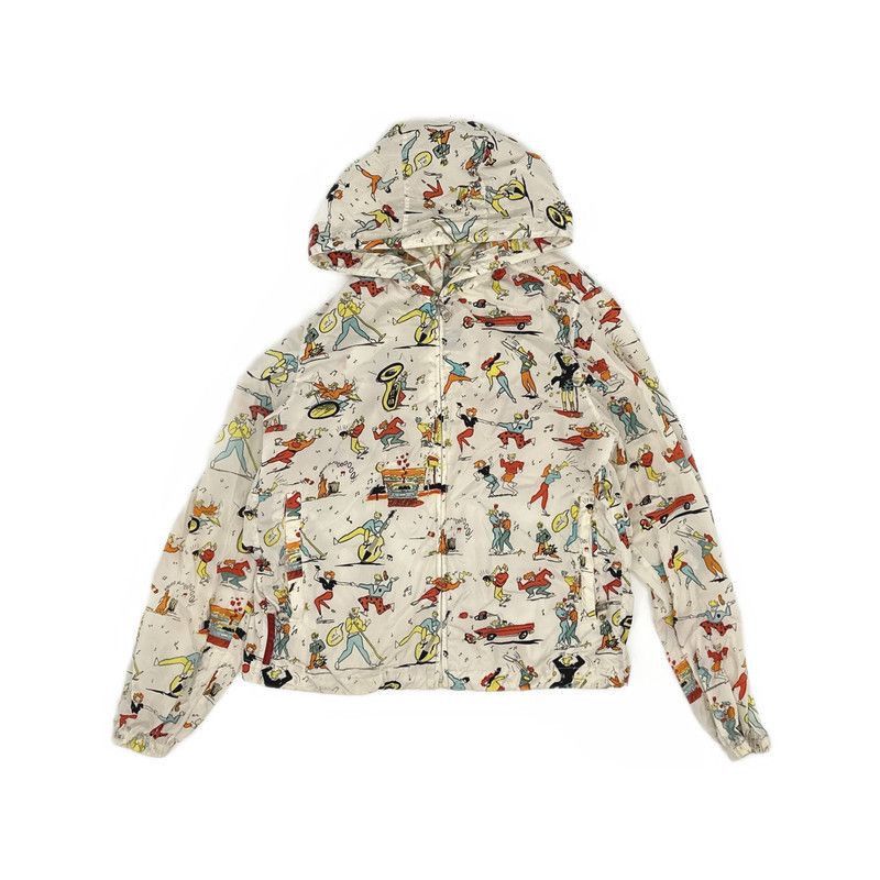Prada Prada Hooded Casual Jacket with Print-2506 Size US S / EU 44-46 / 1 - 2 Thumbnail