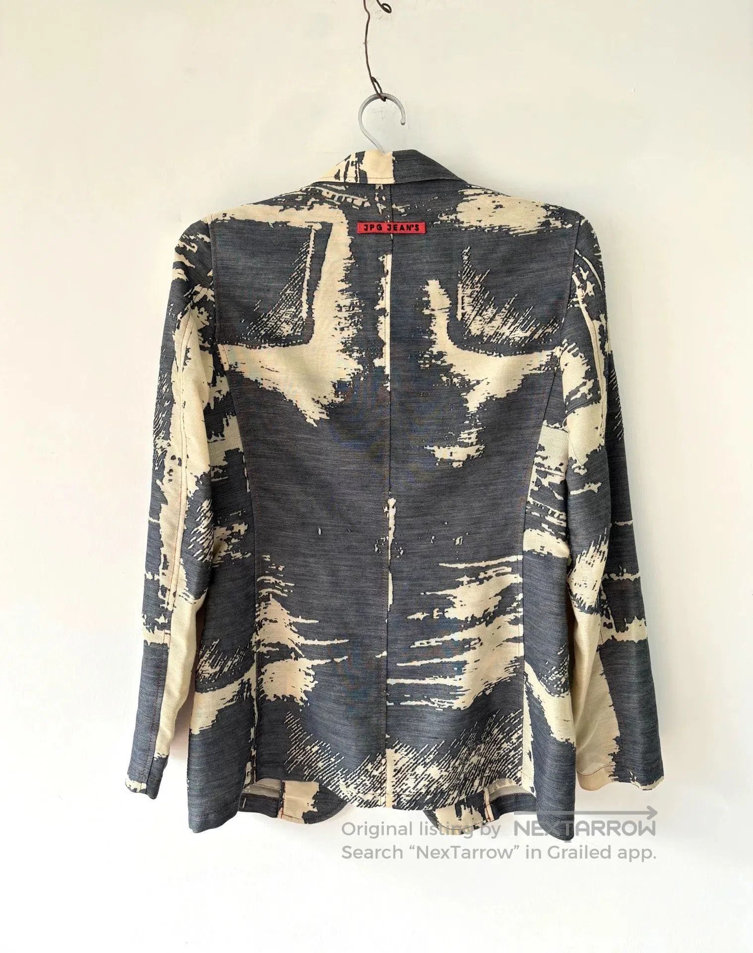 Jean Paul Gaultier Jean Paul Gaultier 90s Archive Printed Blazer. Size US XXS / EU 40 - 2 Thumbnail