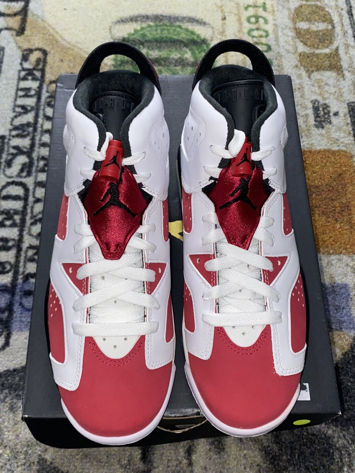 Jordan Brand × Nike Jordan 6 Retro Carmine (2021) 5.5Y Grade School Size US 7 / IT 37 - 4 Thumbnail