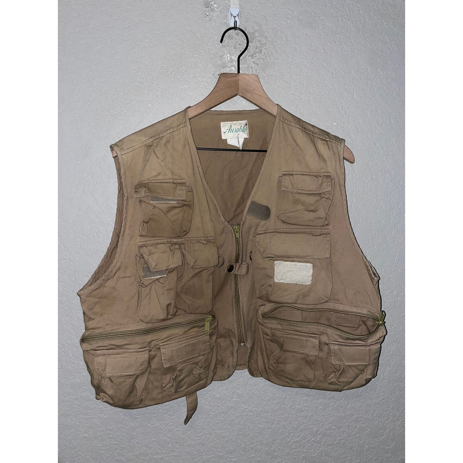 Vintage Vintage Ausable Brown Fishing Vest Outerwear VTG XL X-Large Size US XL / EU 56 / 4 - 1 Thumbnail