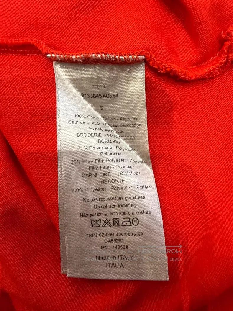 Dior Dior Limited red long-sleeved sweatshirt for the Year of t Size US S / EU 44-46 / 1 - 6 Thumbnail