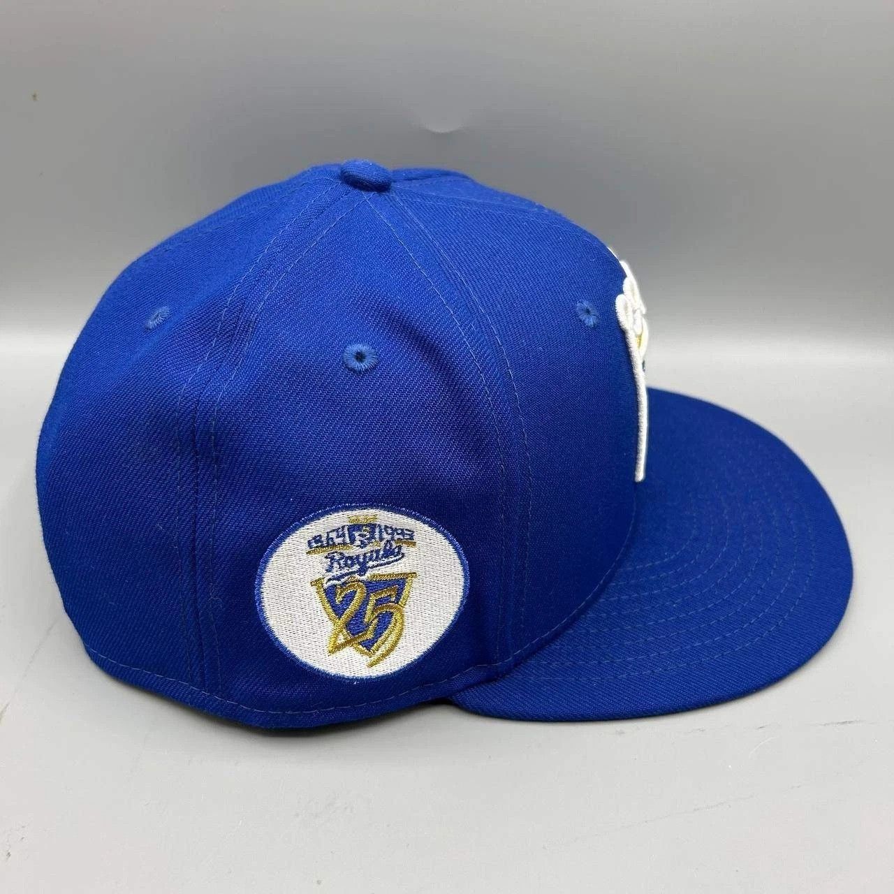 New Era Kansas City Royals Hat Men Blue Gray Snap Back Cap Size ONE SIZE - 7 Thumbnail