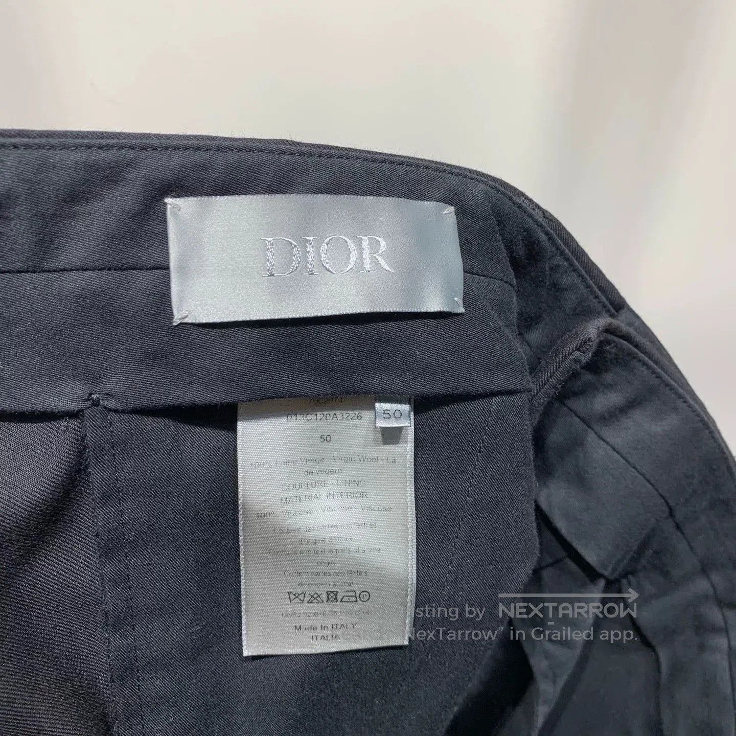 Dior Dior Classic Black Suit Trousers. Size US 44 / EU 60 - 2 Thumbnail