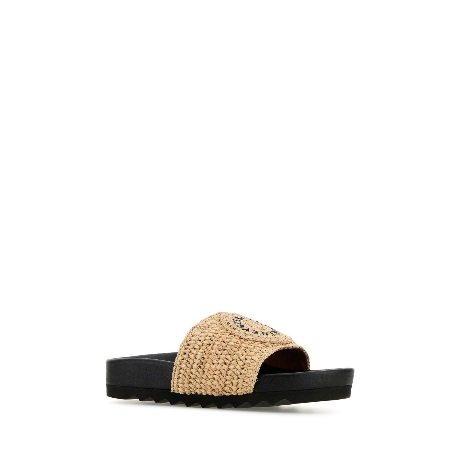 Stella McCartney STELLA MCCARTNEY Elyse Brown Raffia Slippers New & Authentic Size US 6 / IT 36 - 2 Thumbnail