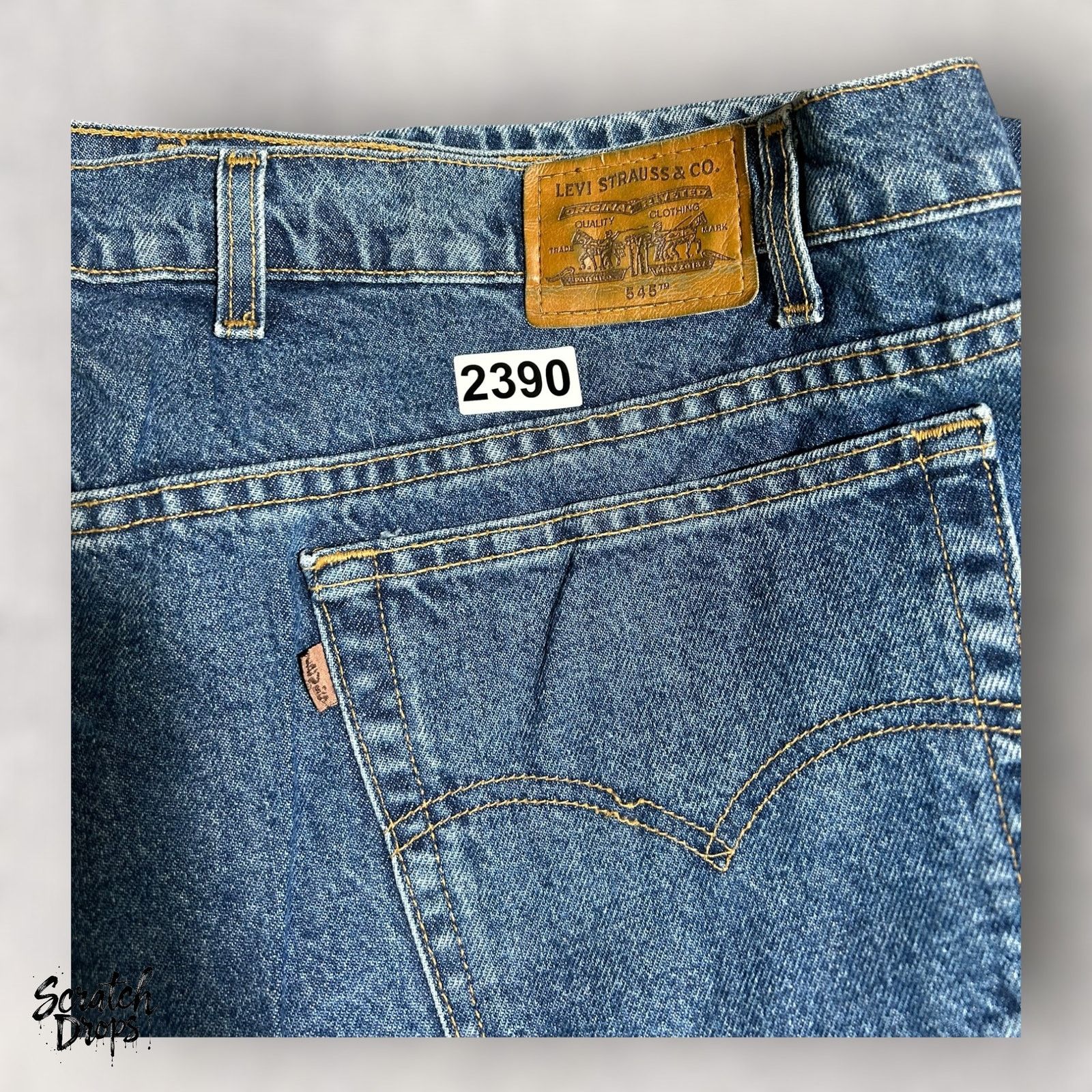 Levi's Vintage Levi's Signature 545 Men's Jeans Deadstock W52 L34 Size US 38 / EU 54 - 1 Thumbnail