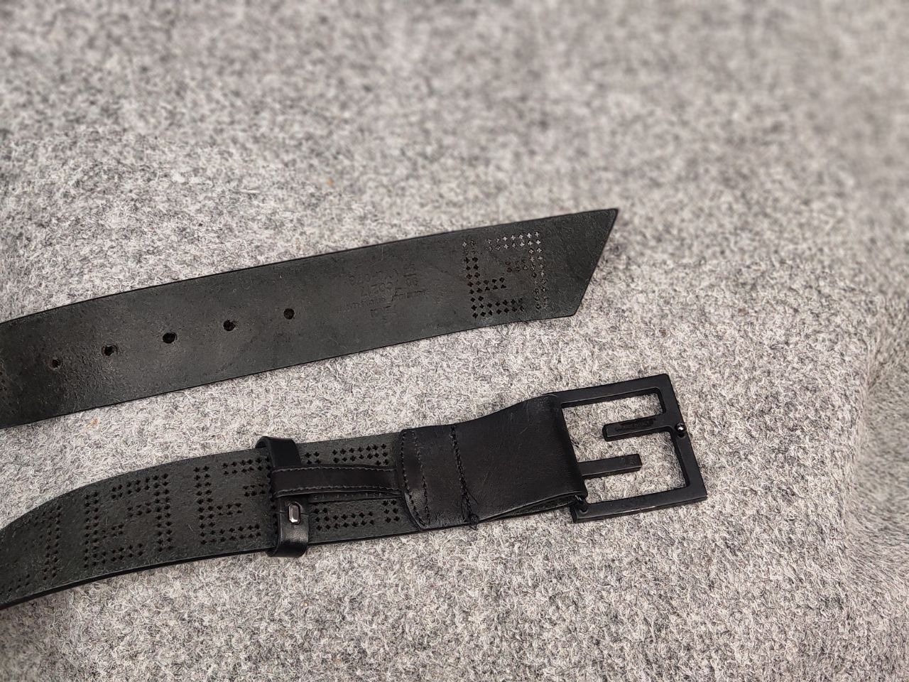 Fendi 🖤 Fendi FF zucca Logo authentic Leather Black Monogram Belt Size ONE SIZE - 11 Thumbnail