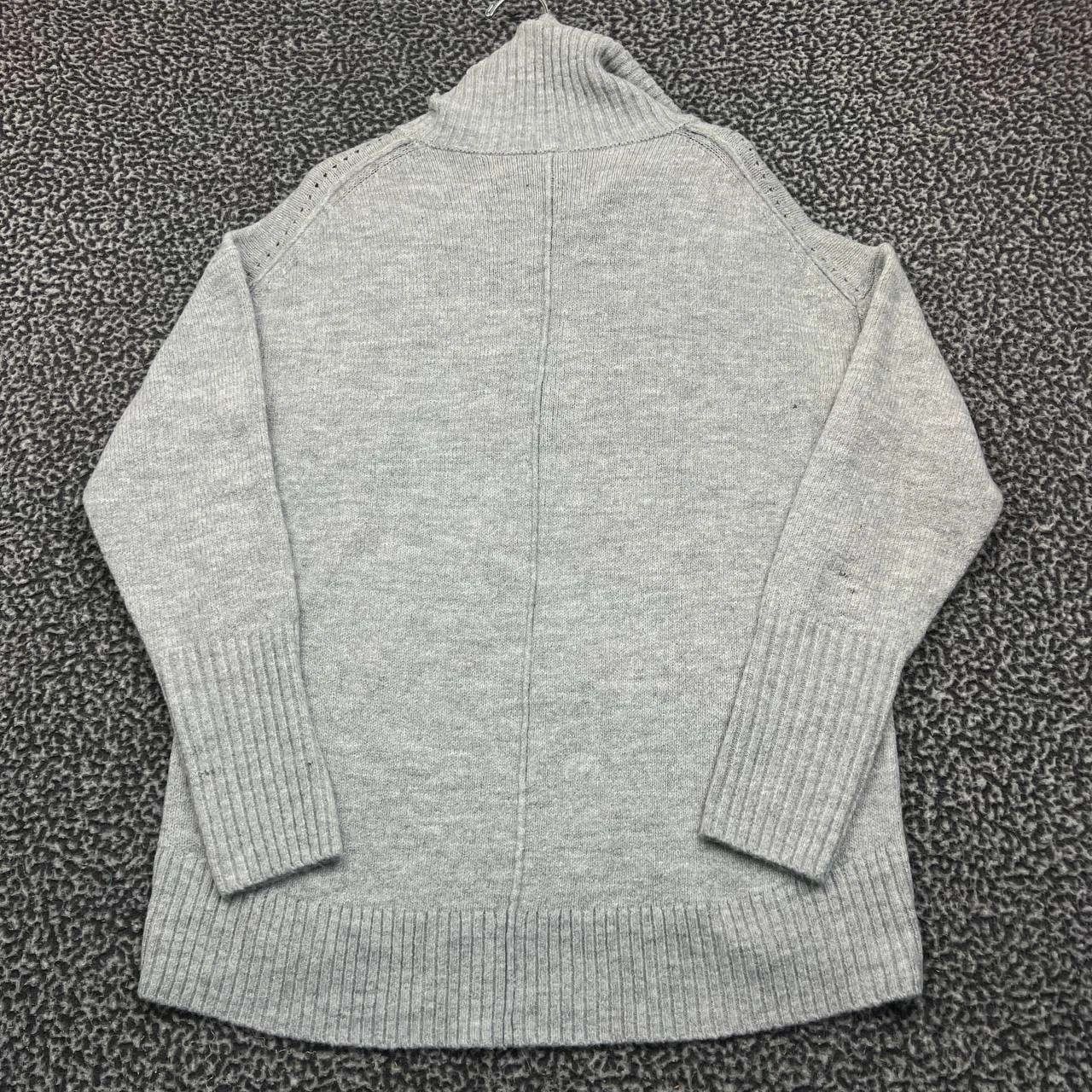 Gap Gap Sweater Women Gray Pullover Knit Turtleneck Wool 2XL Size XXL / US 16-18 / IT 52-54 - 2 Thumbnail