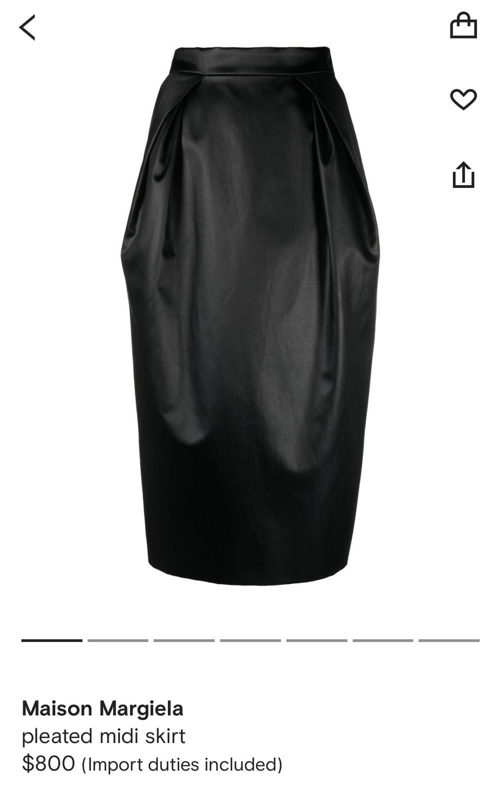 Maison Margiela Maison margiela midi skirt Size 28" / US 6 / IT 42 - 8 Thumbnail
