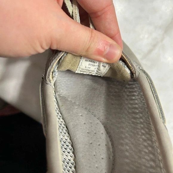Sperry Sperry Grey & Silver Top Sided Shoes Size US 6 / IT 36 - 5 Thumbnail