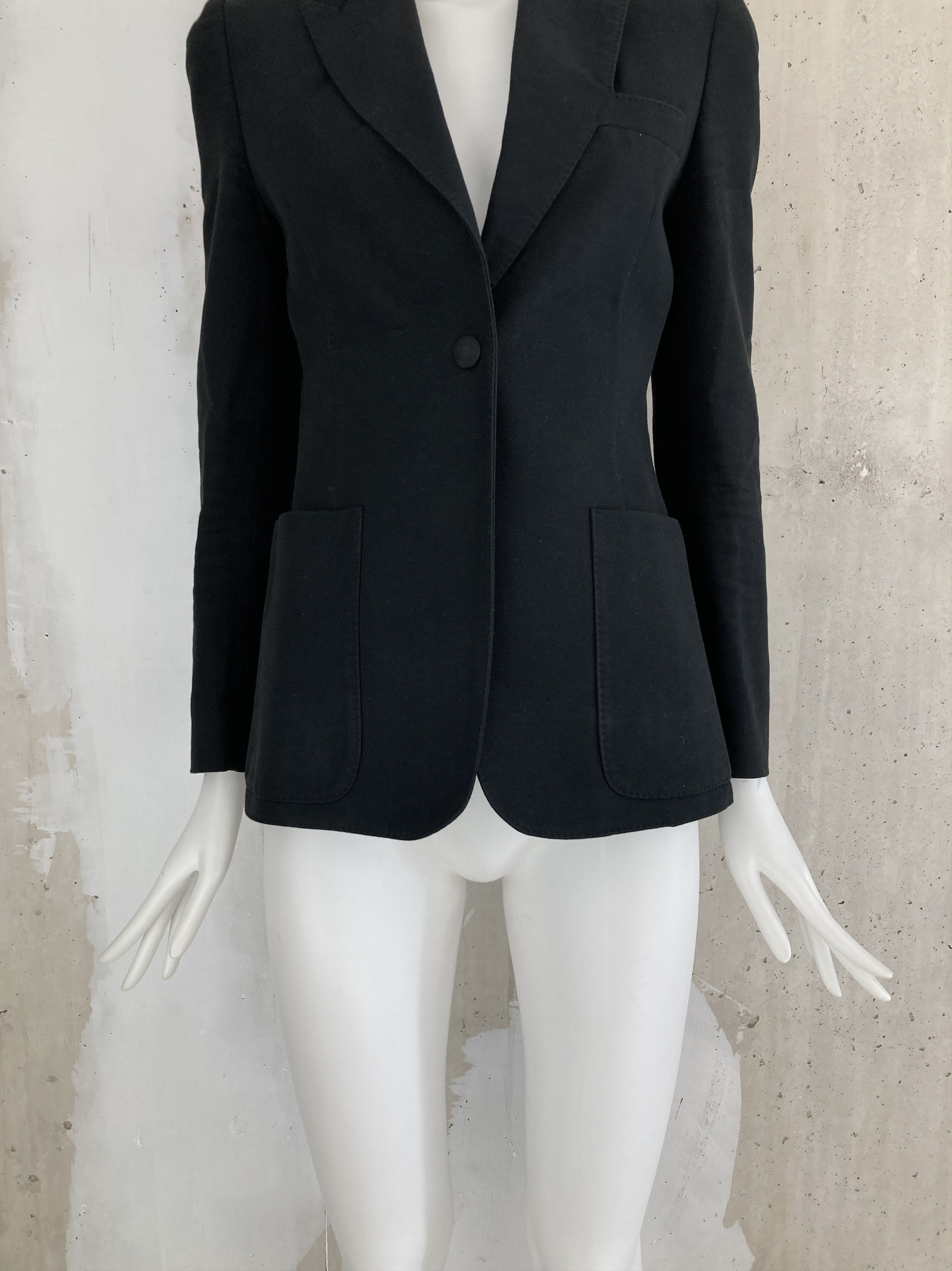 Maison Margiela SS2003 Cut Off Collar Blazer Jacket Size XS / US 0-2 / IT 36-38 - 5 Thumbnail