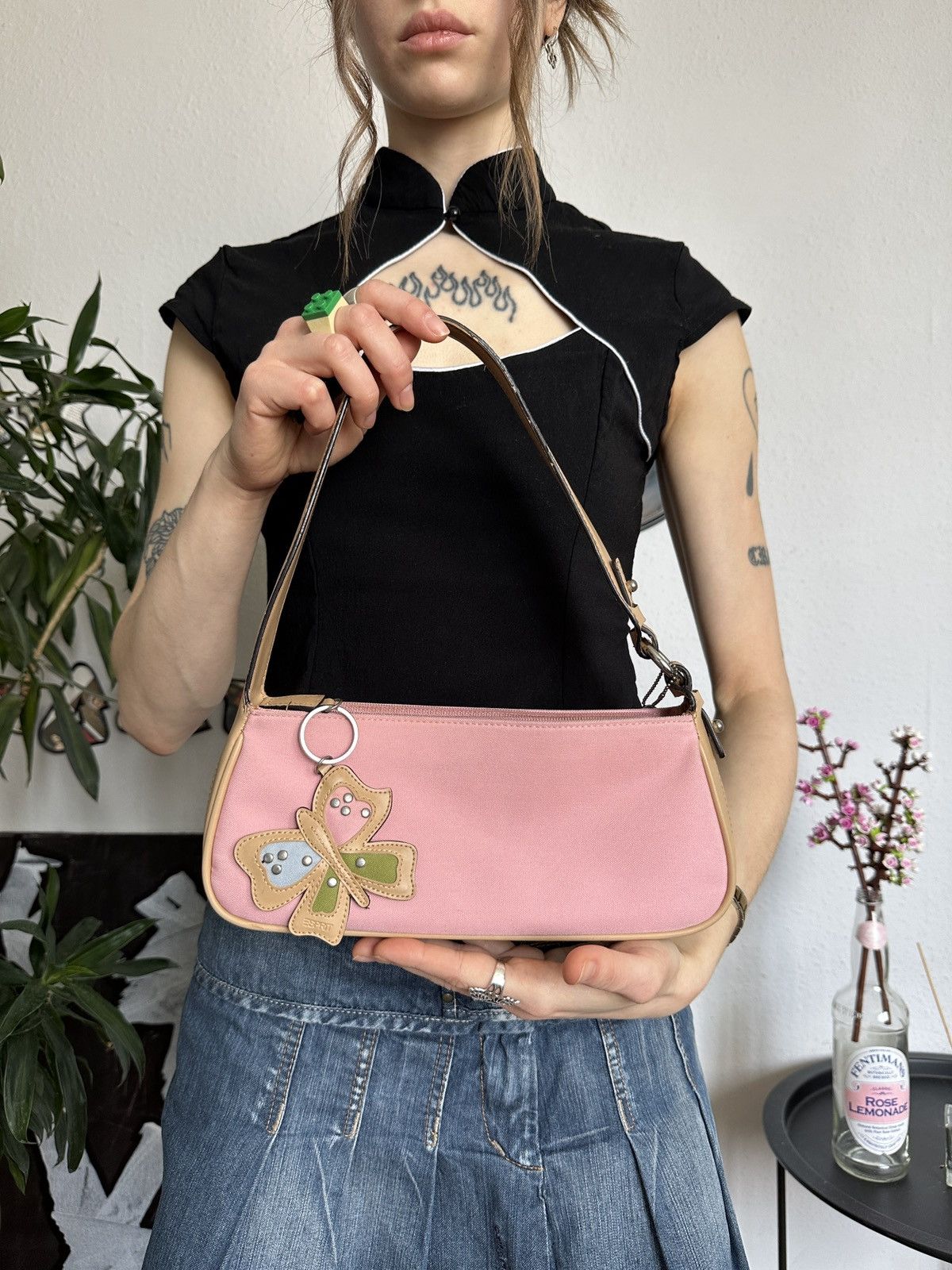 Japanese Brand × Seditionaries Micro Purse Baguette Retro Butterfly Mini Bag y2k Size ONE SIZE - 5 Thumbnail