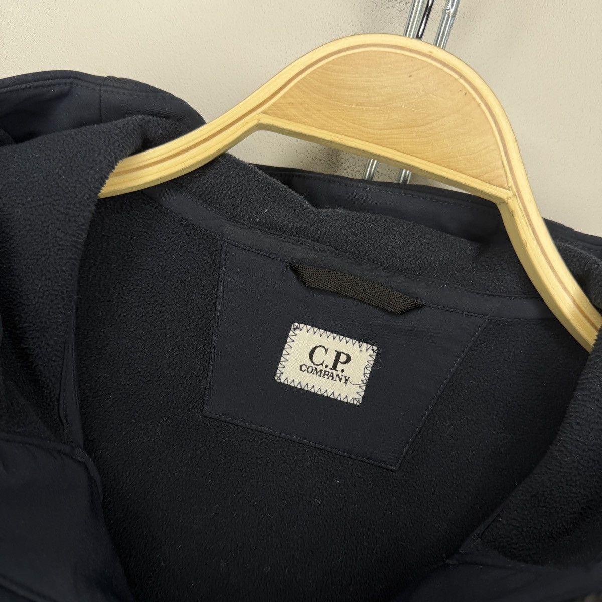 C.P. Company Cp Company Softshell Jacket Dark Navy Glass Logo Size US L / EU 52-54 / 3 - 9 Thumbnail