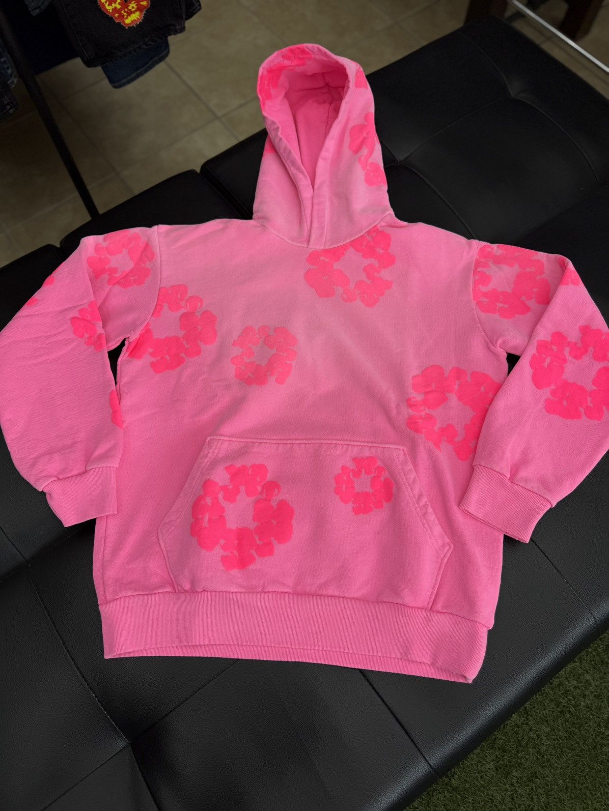 DENIM TEARS Denim Tears Hot Pink 2025 Cotton Wreath Hoodie XS (NEW