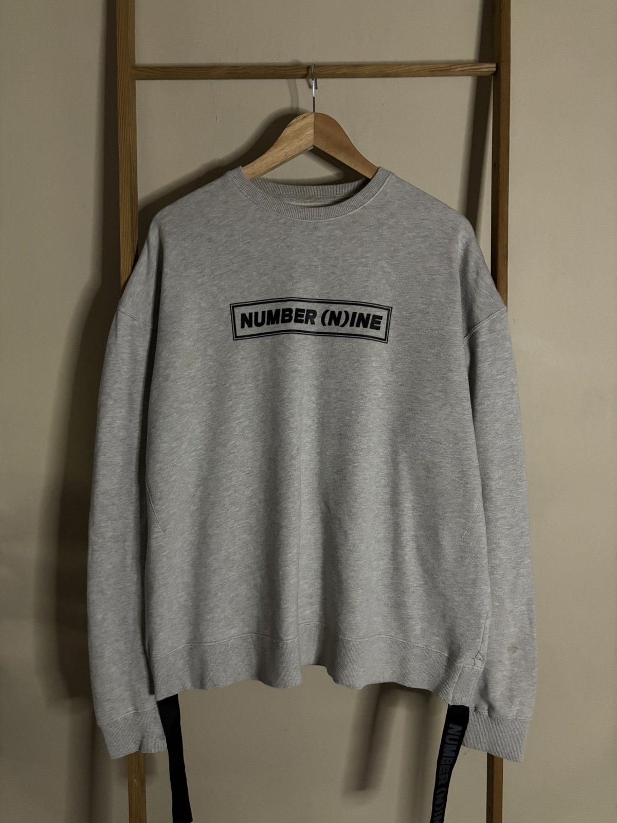 Japanese Brand × Number (N)ine Number nine bar logo Sweatshirt Size US M / EU 48-50 / 2 - 1 Thumbnail