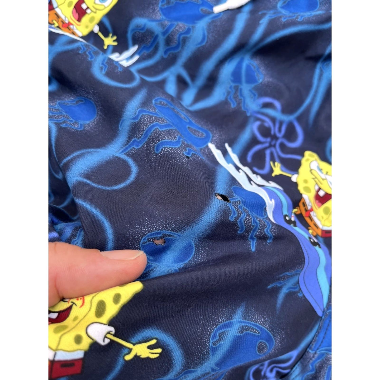 Nickelodeon Men's SpongeBob Board Shorts Multicolor All-Over 34 Cotton Blend Beach Surf Swim Size US 34 / EU 50 - 6 Thumbnail