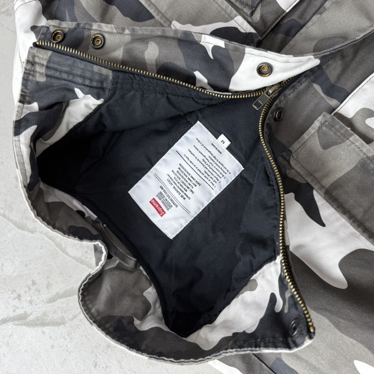 Supreme Supreme x Aphex Twin Alpha Industries Cargo Jacket Size US M / EU 48-50 / 2 - 5 Thumbnail