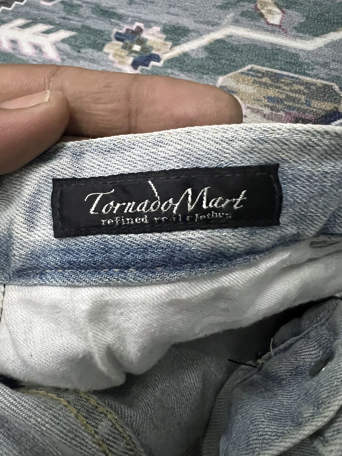 If Six Was Nine × Japanese Brand FLARED💥TORNADO MART DISTRESSED DENIM PANT Size US 34 / EU 50 - 9 Thumbnail