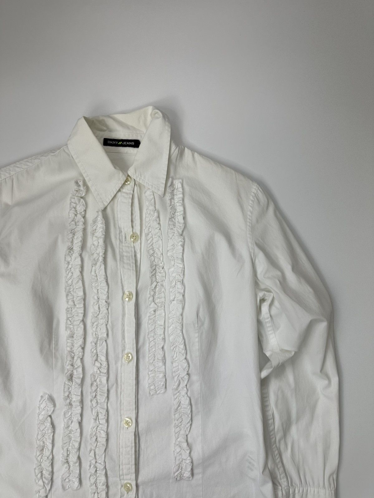 DKNY DKNY Dress Shirt White M Size Size M / US 6-8 / IT 42-44 - 5 Thumbnail