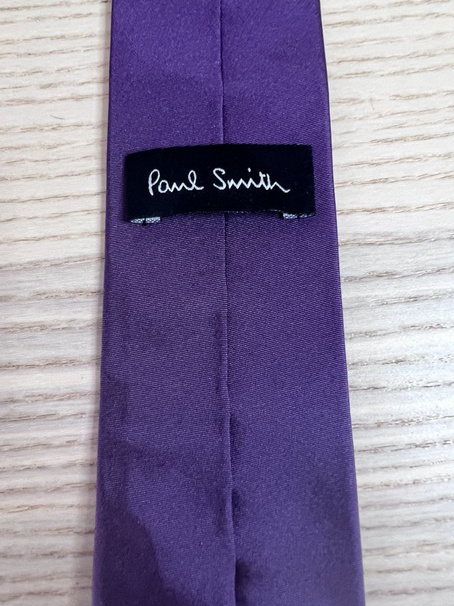 Paul Smith Skinny purple tie, silk, made in Italy, worn x 3 Size ONE SIZE - 15 Thumbnail
