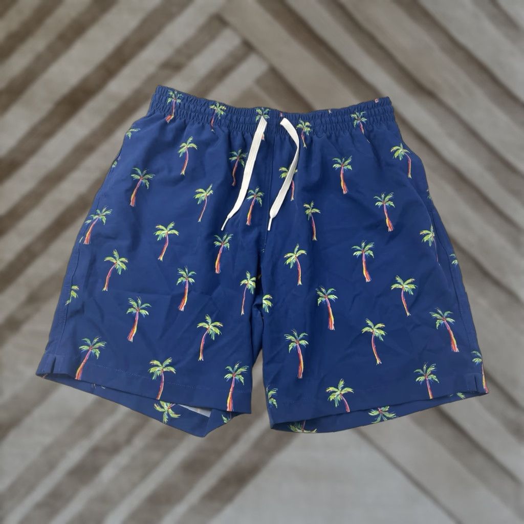Chubbies Chubbies The Tree Myself And I’s 7” Classic Swim Trunks Board Shorts Mens Large L Blue Classic Surfing Swimming Trunks Mens Size US 33 - 1 Thumbnail