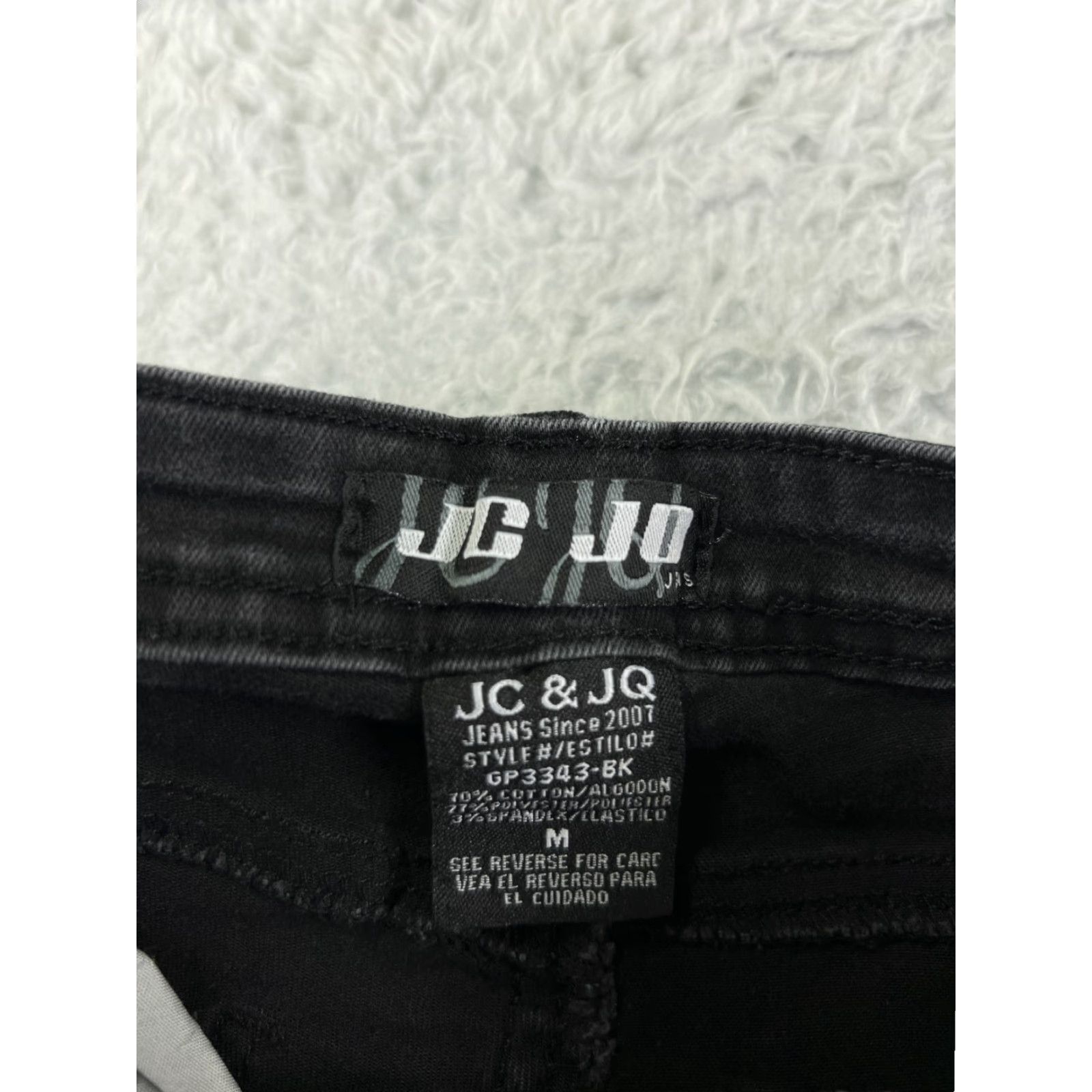 Citizens Of Humanity JC & JQ Jeans Womens Medium Black Denim Distressed Flare Mid Rise 20x31 Citizens of Humanity 5-Pocket Jeans Boys? Size 32" / US 10 / IT 46 - 3 Thumbnail