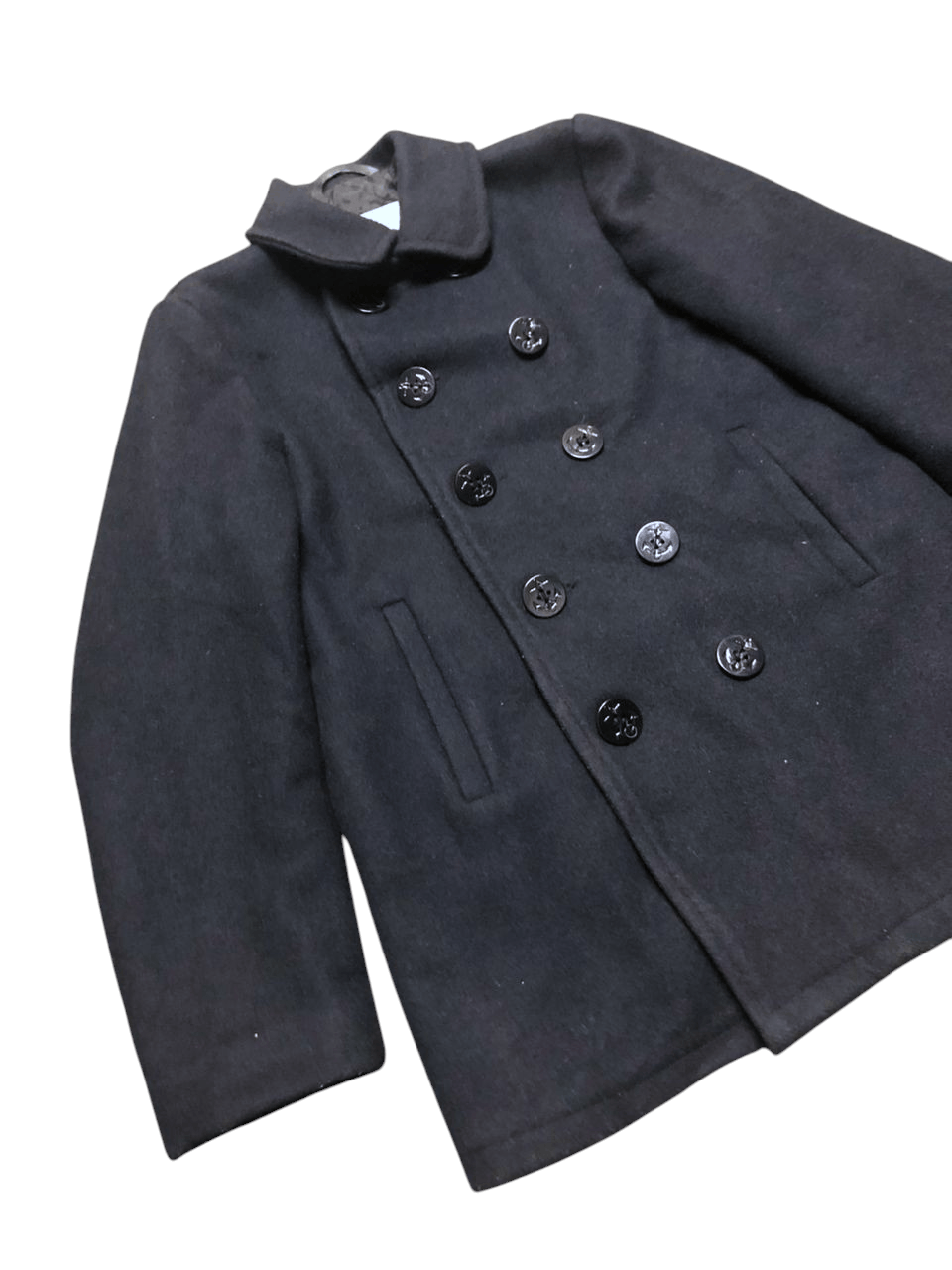 Schott Vintage Schott Us 740N Pea Jacket Made In USA Military 90s Size US S / EU 44-46 / 1 - 5 Thumbnail