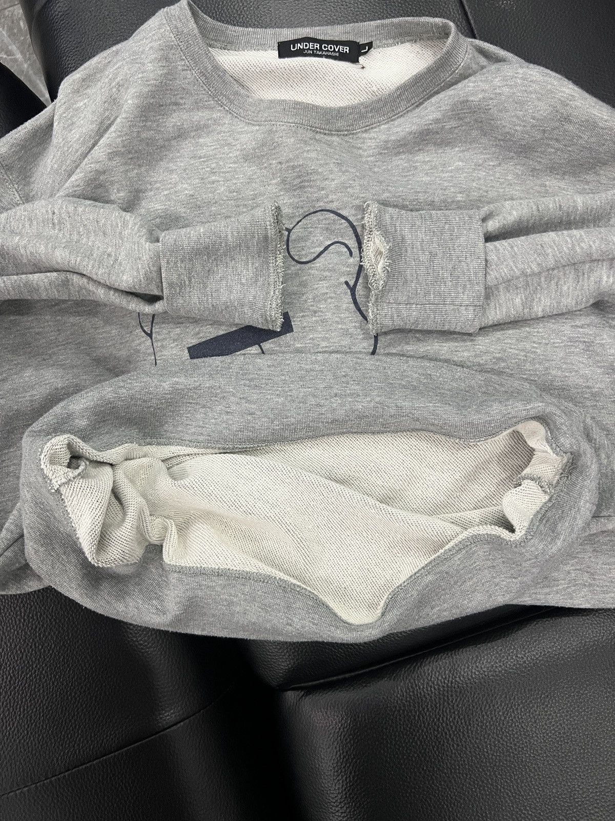 Undercover Undercover Blindfold Bear Graphic Sweatshirt Size US L / EU 52-54 / 3 - 7 Thumbnail