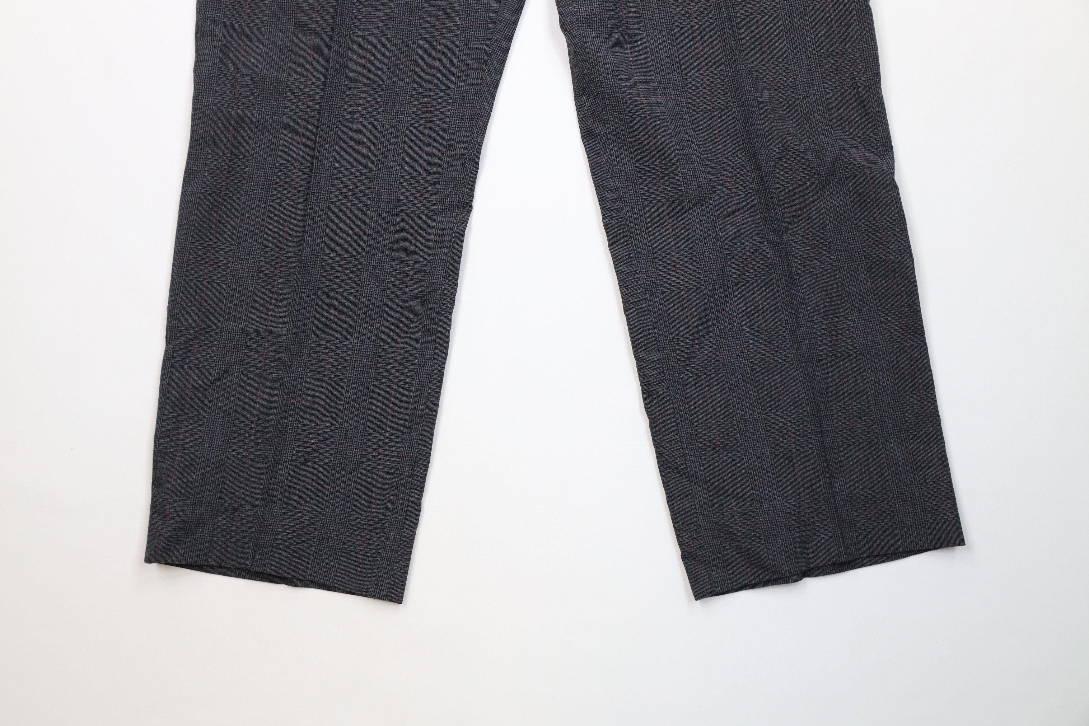 Vintage Vintage 90s Streetwear Blend Wide Leg Chino Pants Plaid USA Size US 36 / EU 52 - 4 Thumbnail