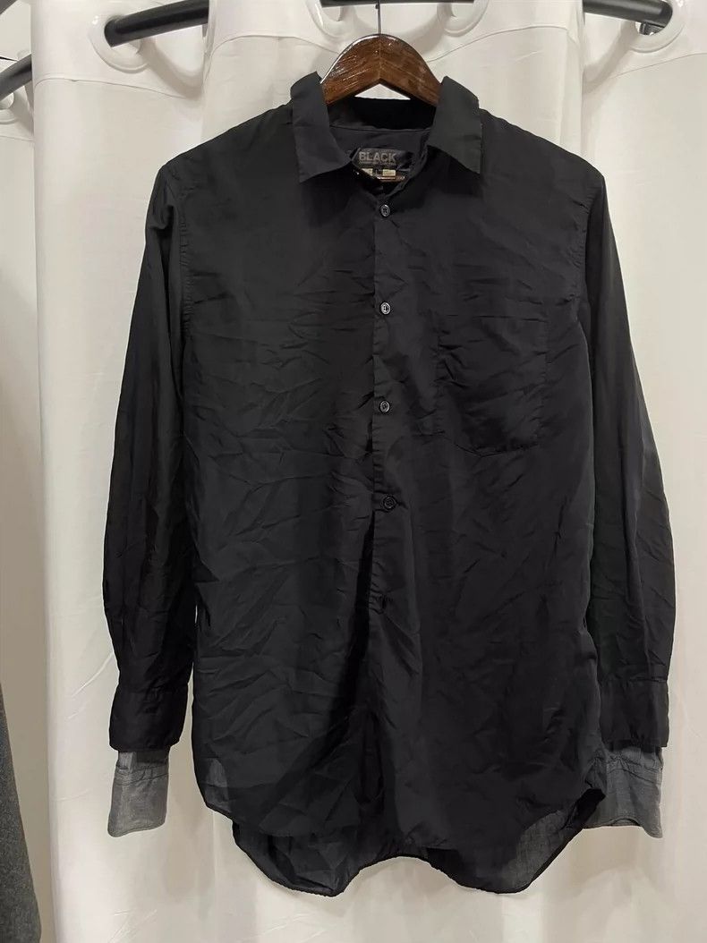 Comme des Garcons Comme des Garçons Medieval polyester pleated long-sleeve sh Size US L / EU 52-54 / 3 - 1 Thumbnail