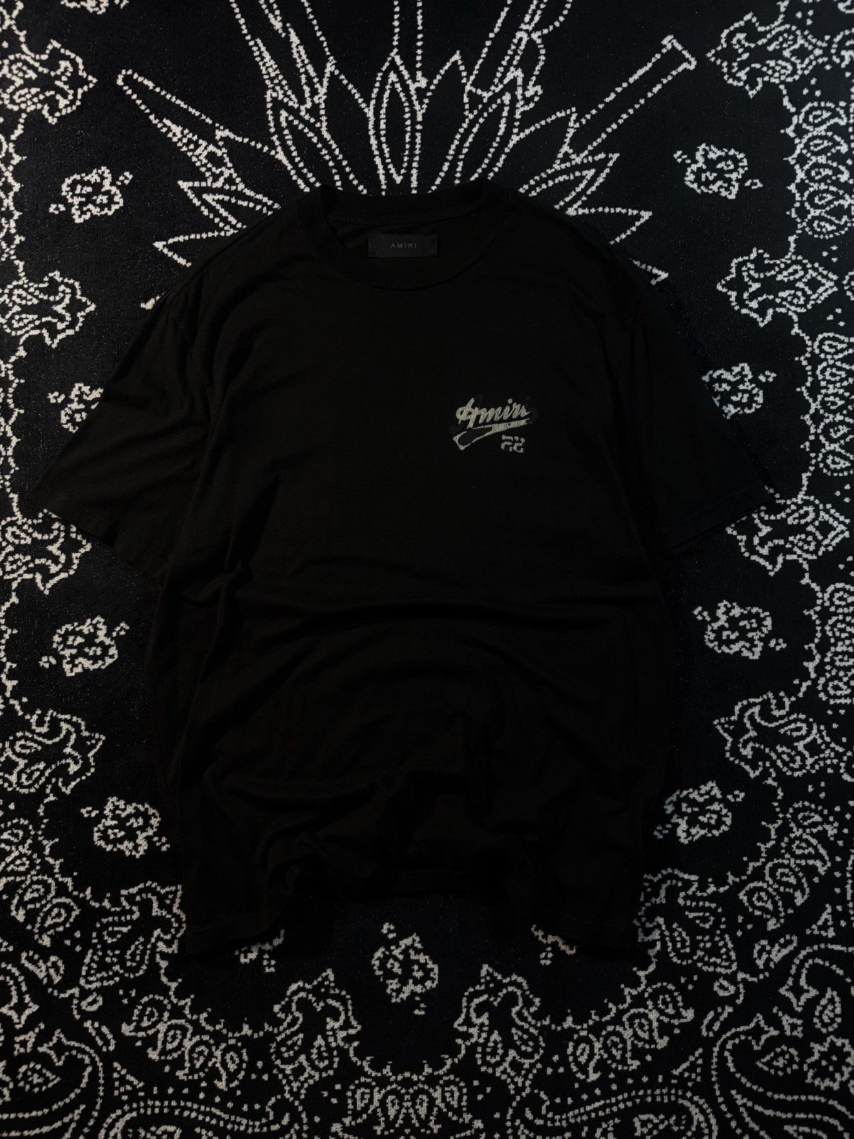 Amiri AMIRI “22” SCRIPT LOGO TEE Size US M / EU 48-50 / 2 - 3 Thumbnail