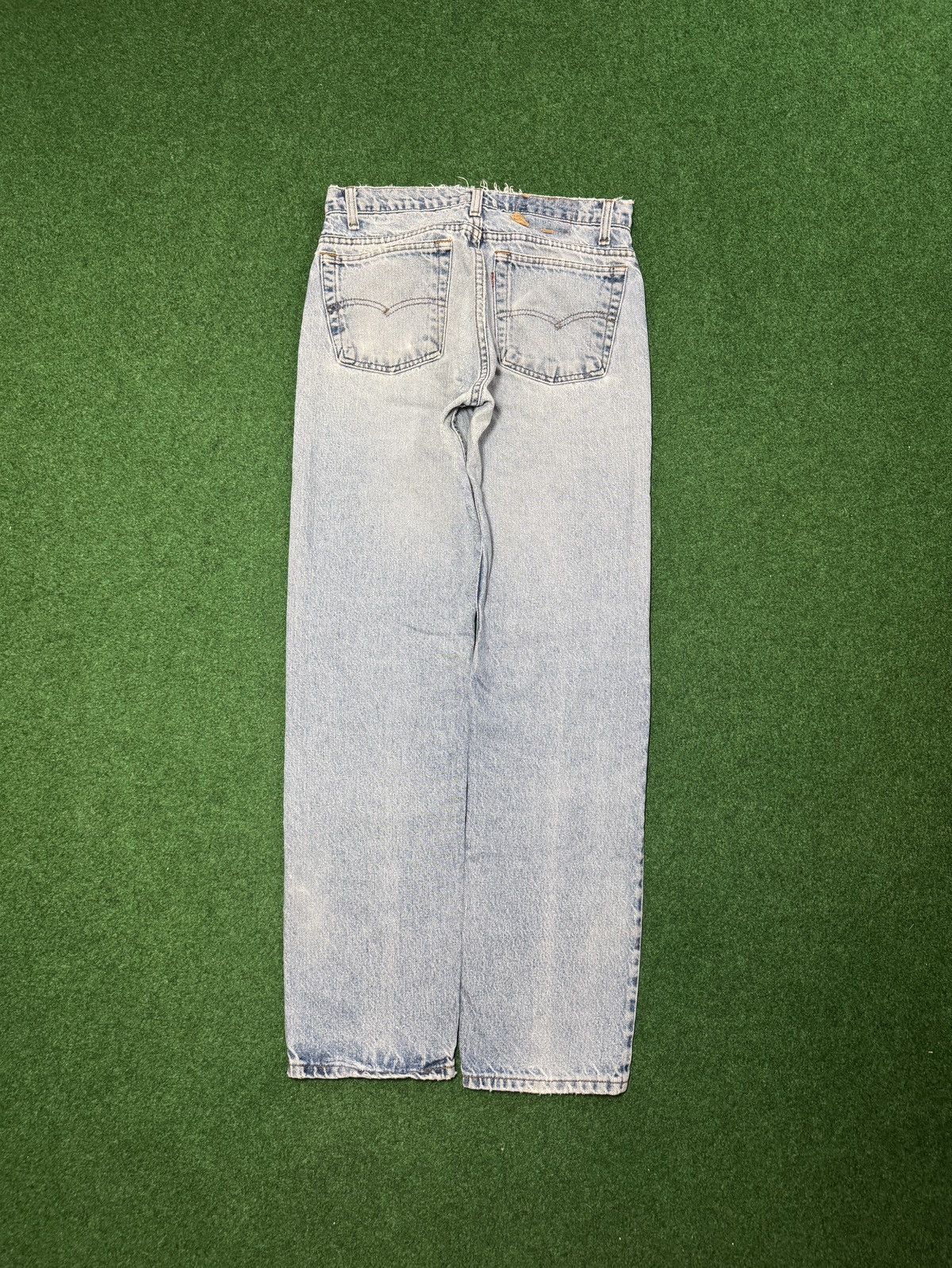 Vintage 90s Levi’s 505 Slim Straight Light Wash Denim Jeans