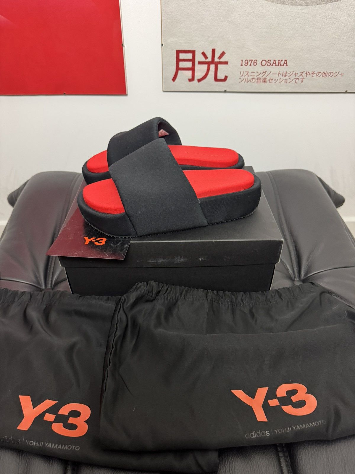 Adidas Y-3 Adidas Yohji Yamamoto Samurai Platform Slides Japanese Size US 9 / EU 42 - 1 Thumbnail