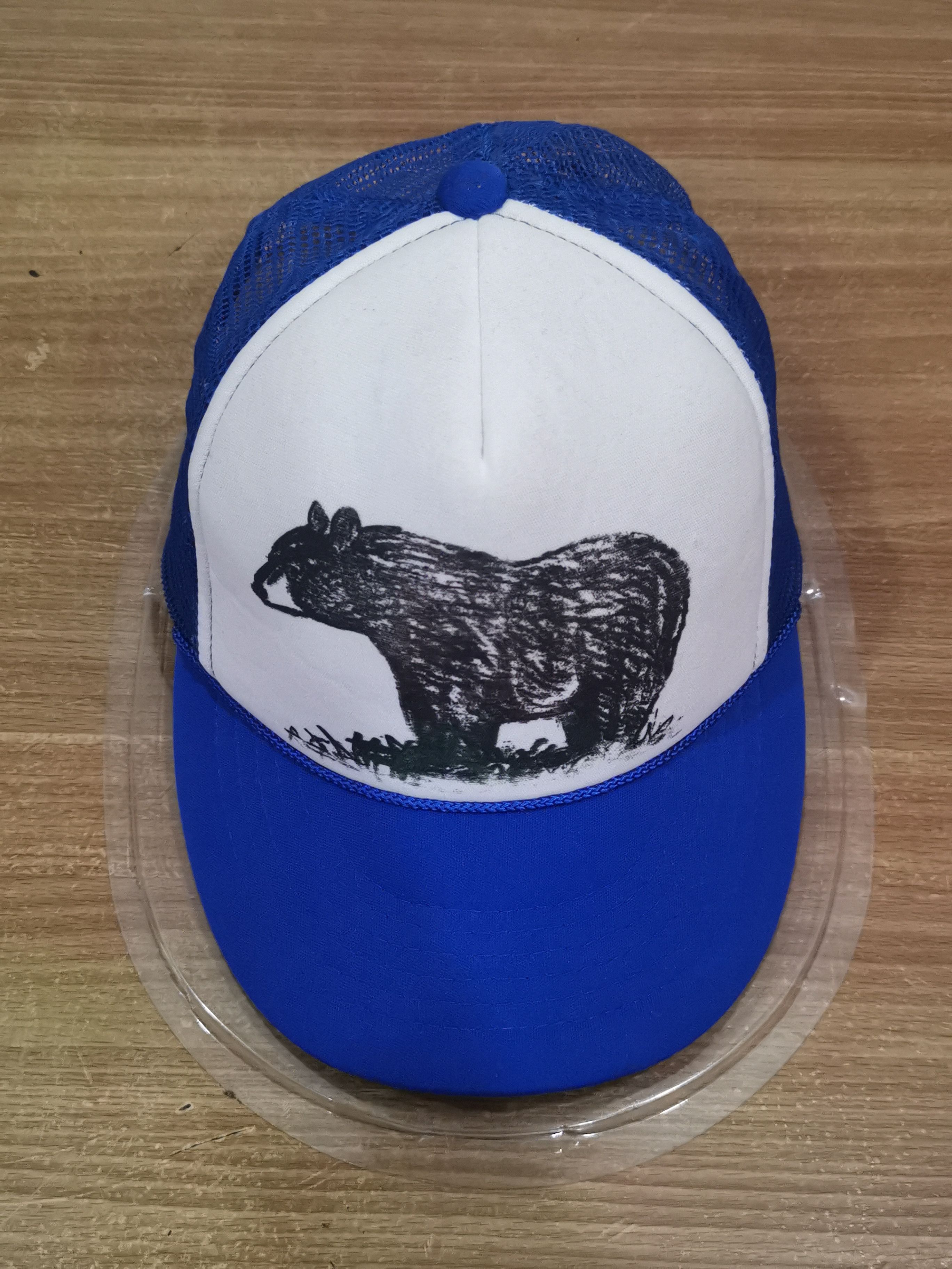 Vintage Vintage Trucker Hats Custom Sketch - Nice Bear Design Size ONE SIZE - 6 Thumbnail